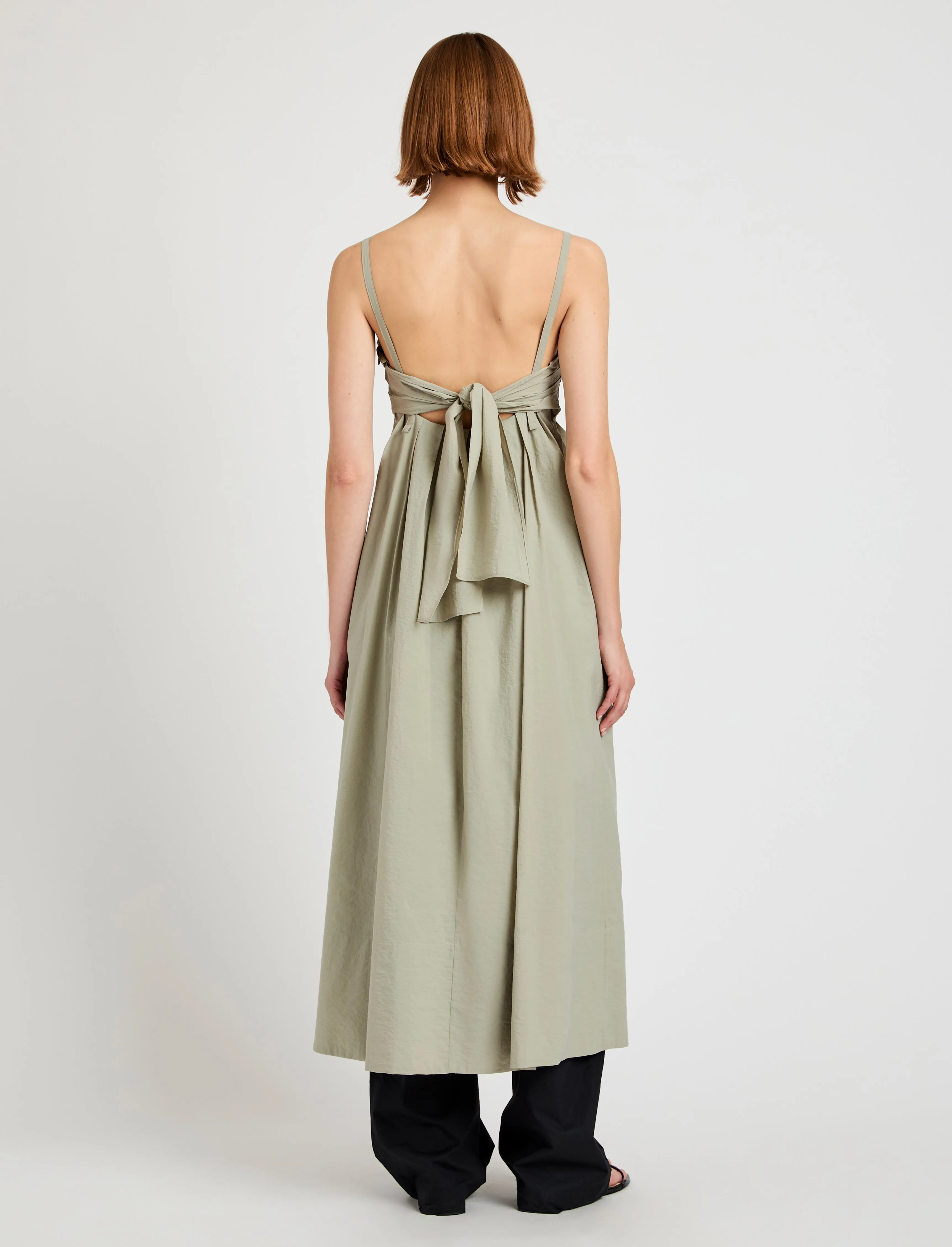 Claudine Dress in Tech Poplin sold by Proenza Schouler product image thumbnail 4