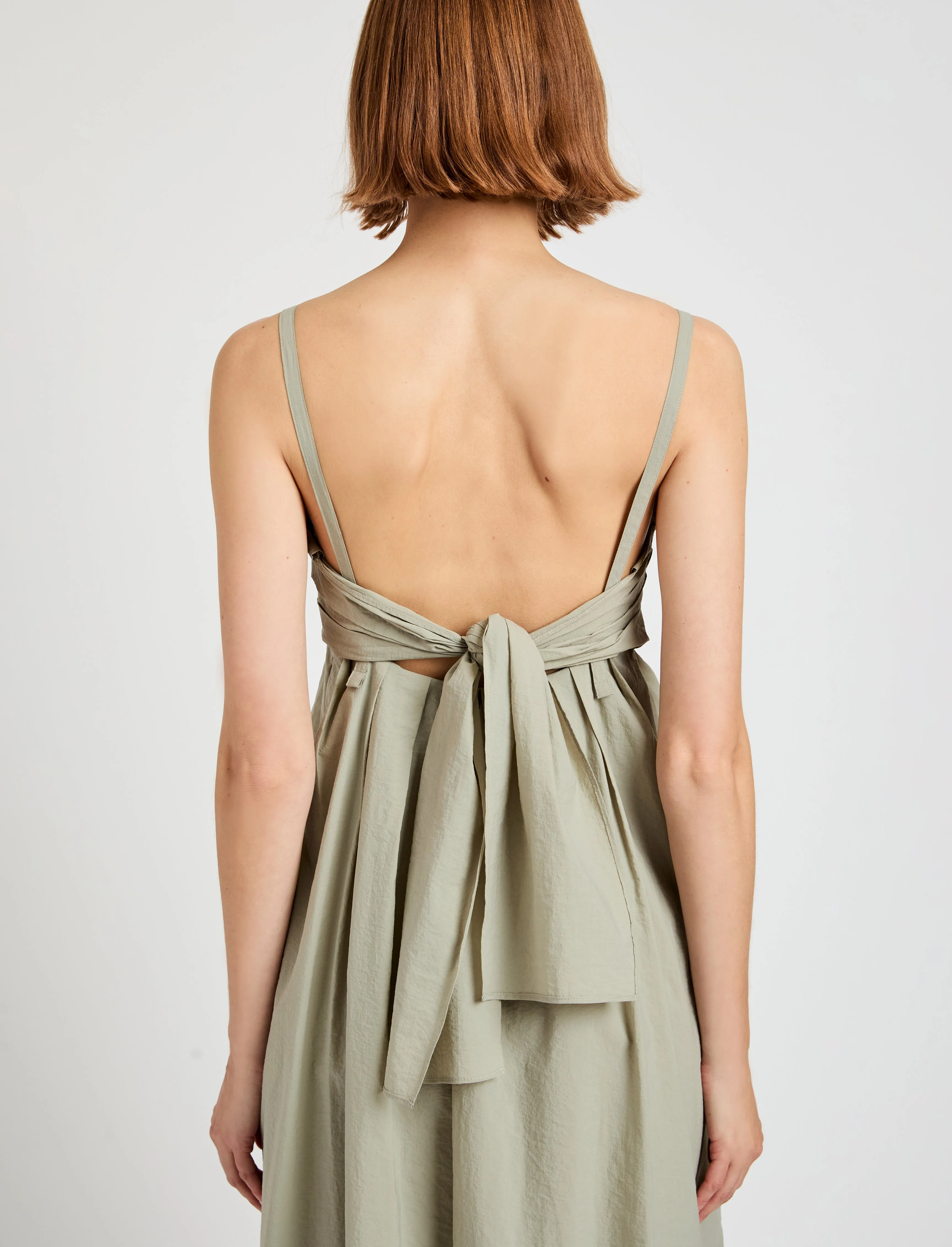 Claudine Dress in Tech Poplin sold by Proenza Schouler product image thumbnail 5