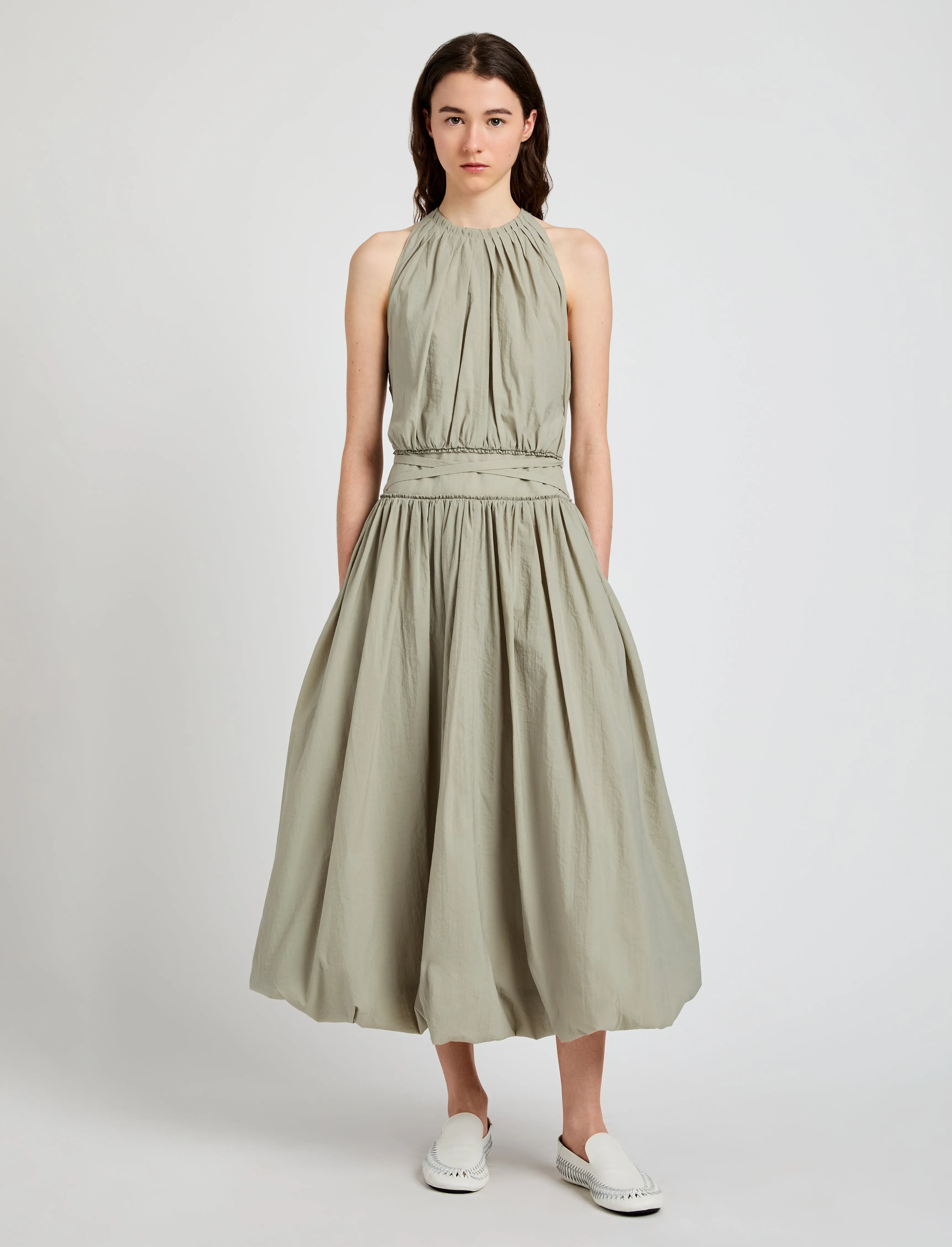 Wylie Dress in Tech Poplin sold by Proenza Schouler product image thumbnail 2