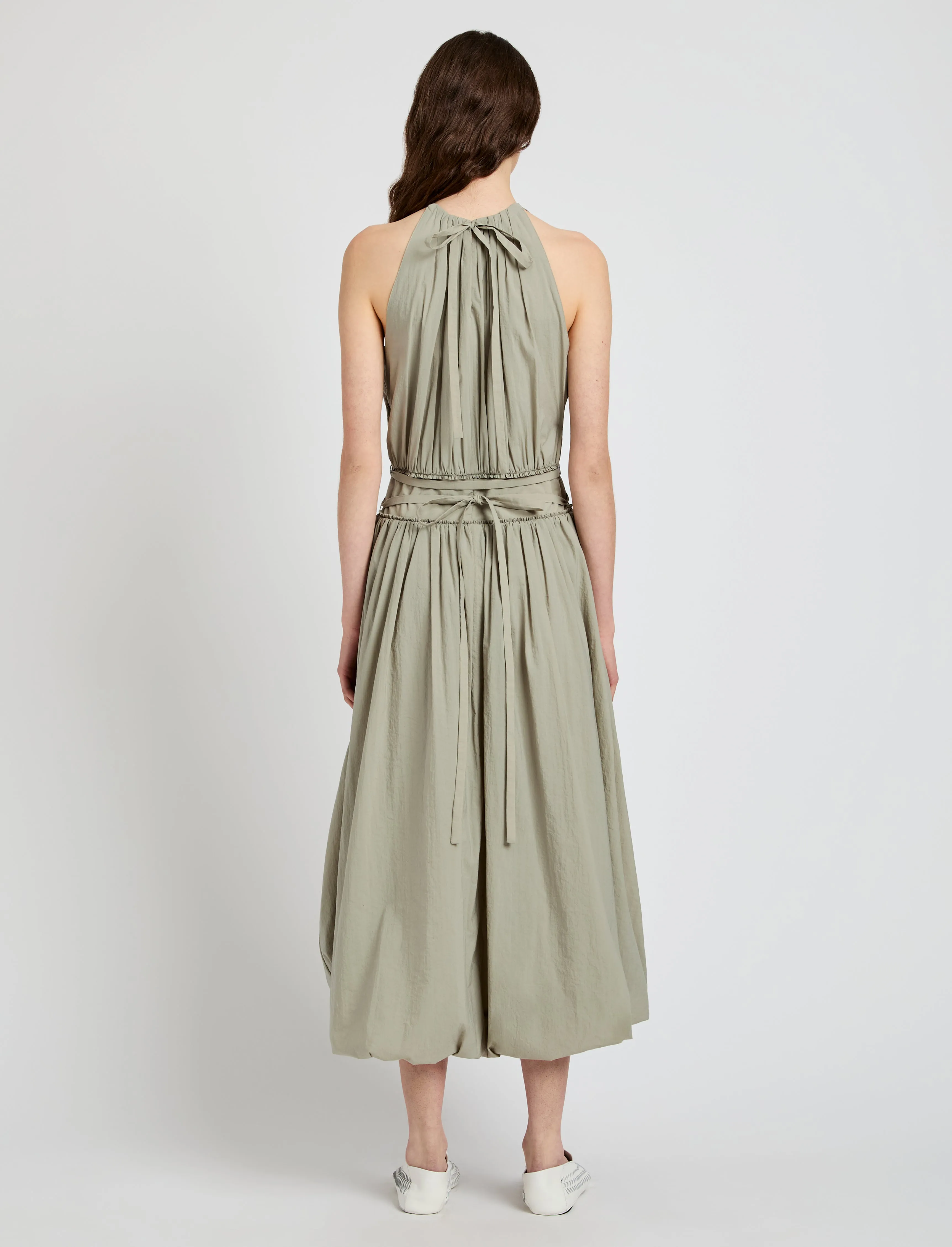 Wylie Dress in Tech Poplin sold by Proenza Schouler product image thumbnail 4