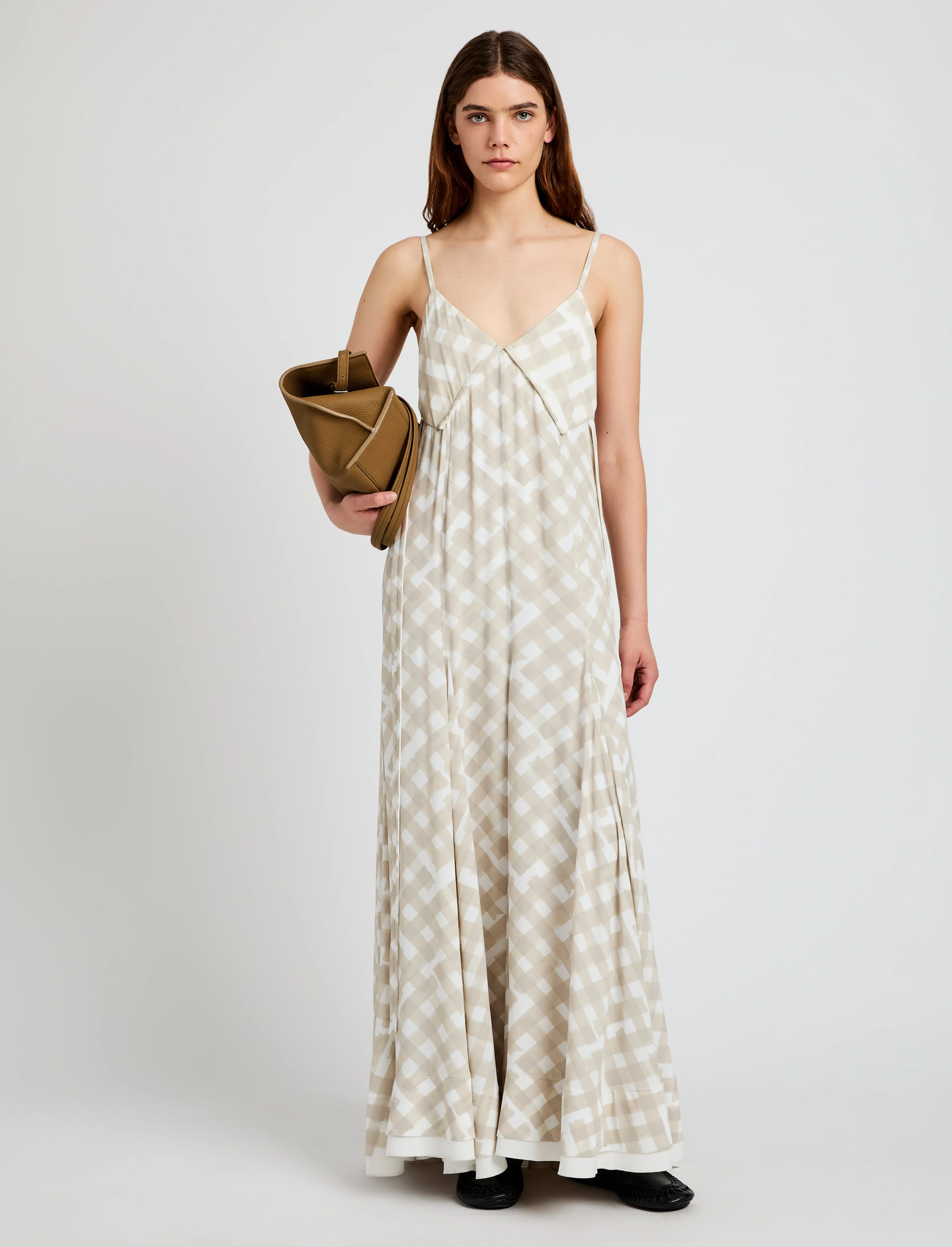 June Dress in Printed Crepe De Chine sold by Proenza Schouler product image thumbnail 2