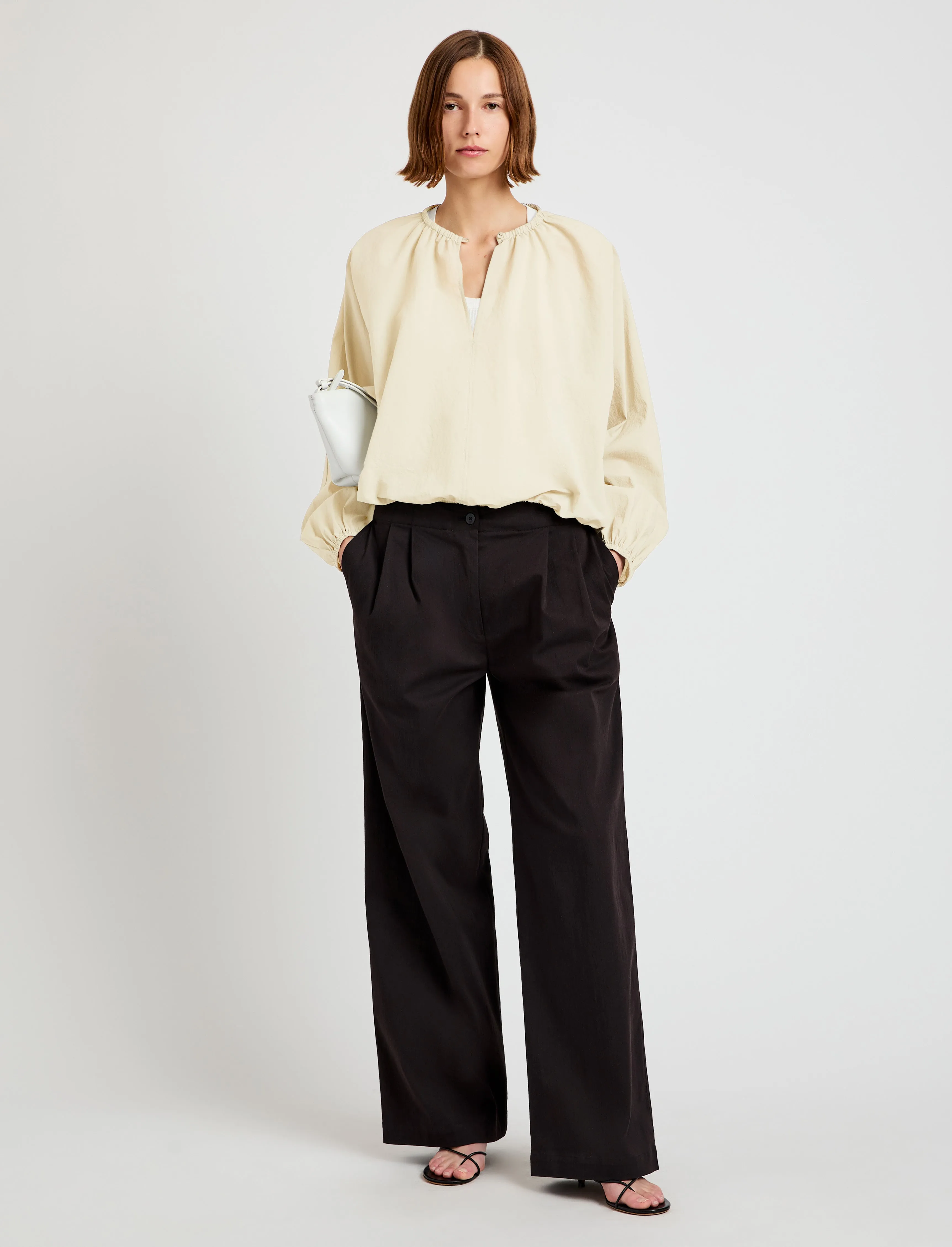 Wendy Top in Tech Poplin sold by Proenza Schouler product image thumbnail 4