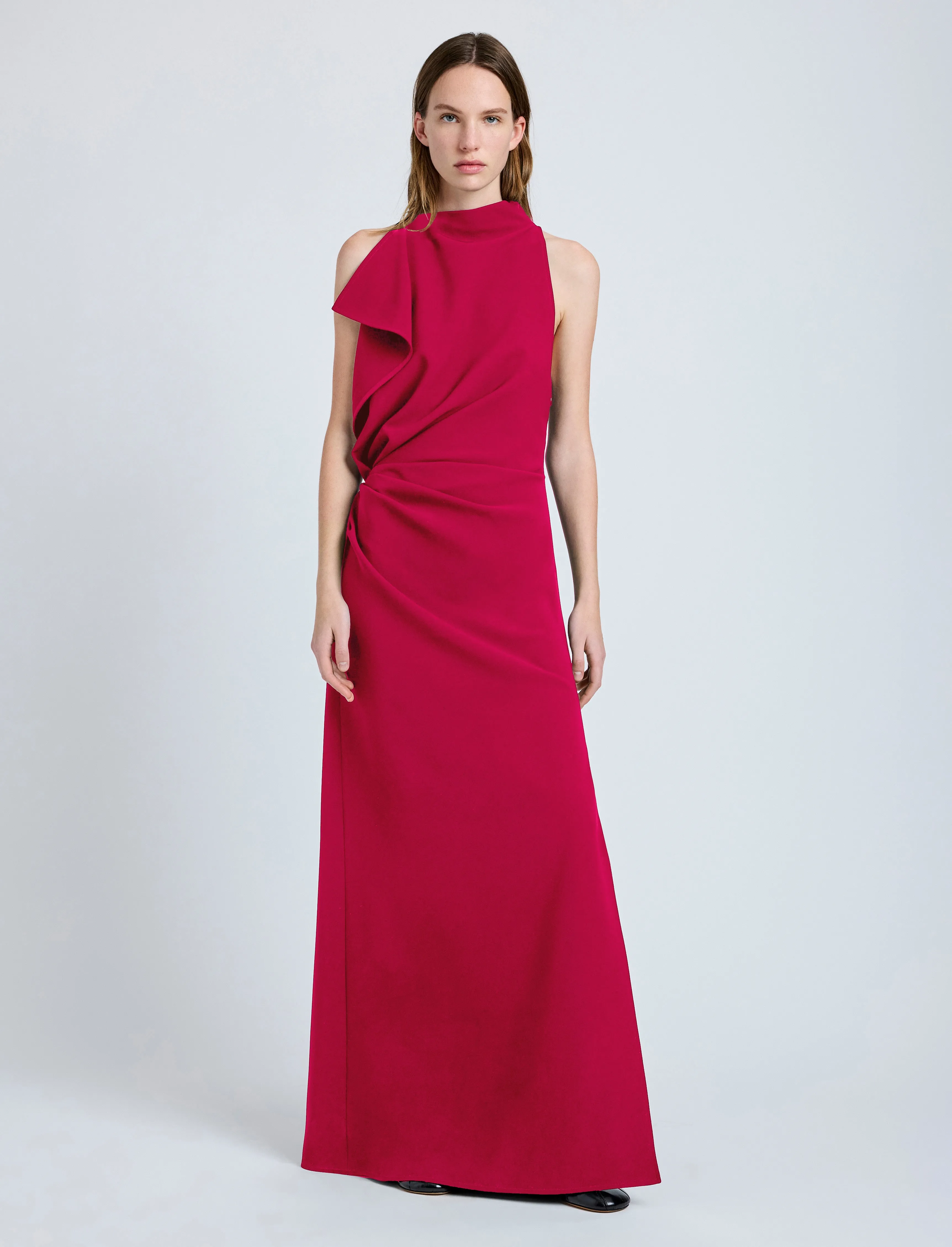 Devyn Dress in Matte Double Crepe sold by Proenza Schouler product image thumbnail 2