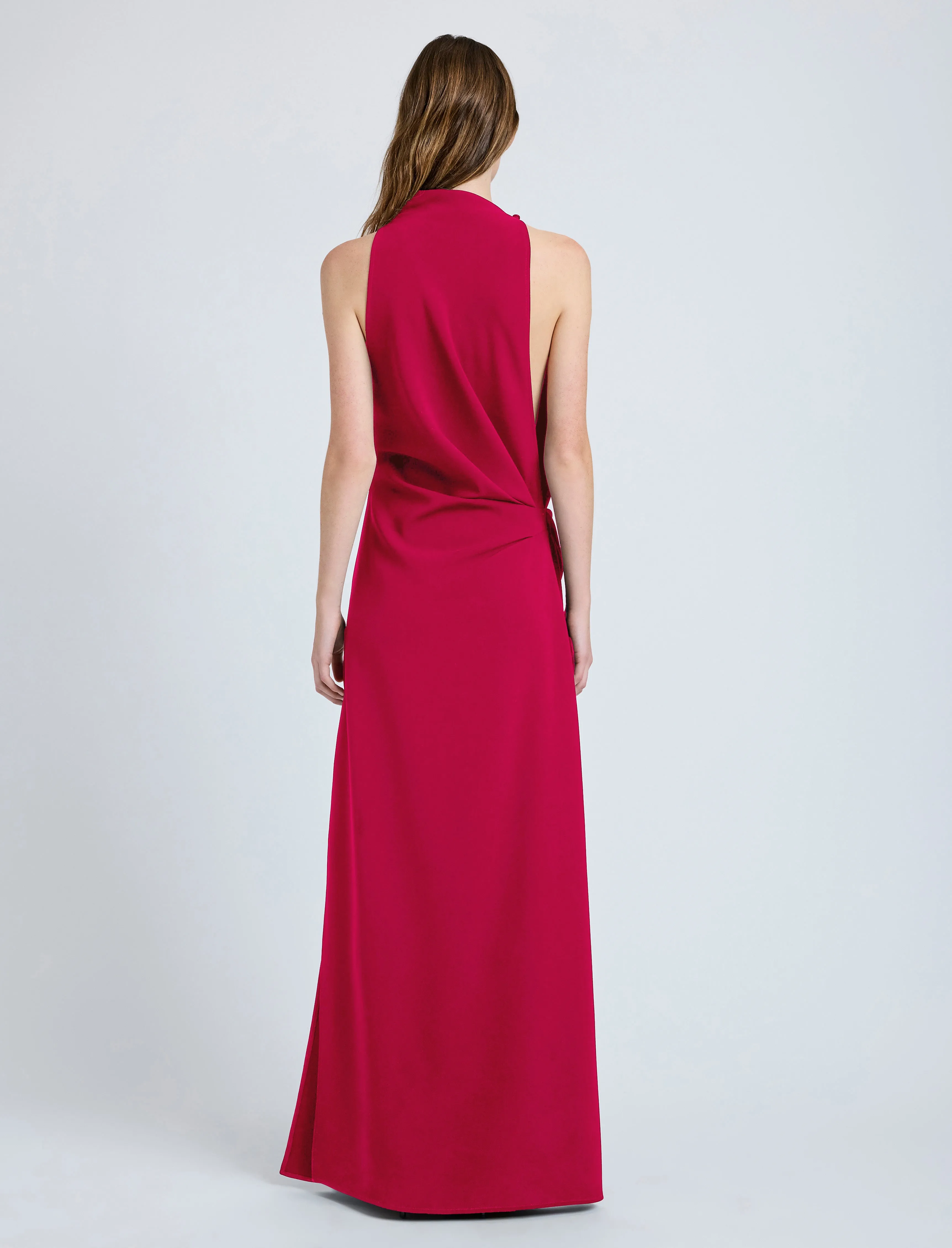 Devyn Dress in Matte Double Crepe sold by Proenza Schouler product image thumbnail 3