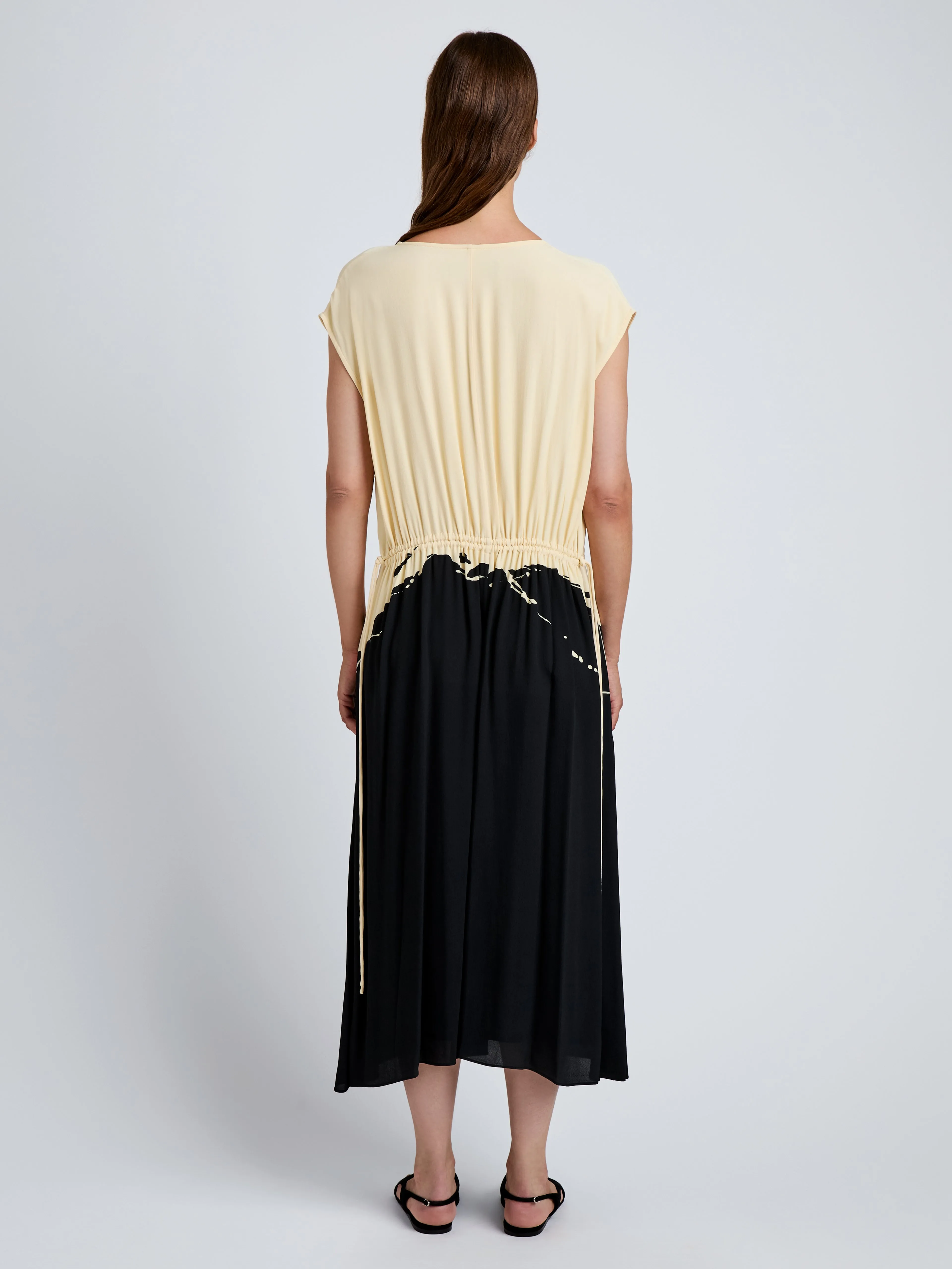 Ezra Dress in Printed Viscose sold by Proenza Schouler product image thumbnail 4