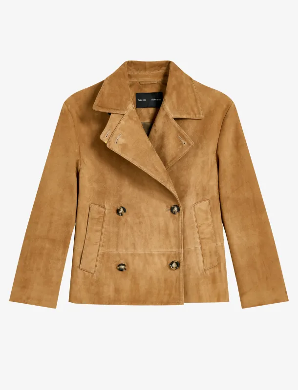 Nola Jacket in Suede made by Proenza Schouler