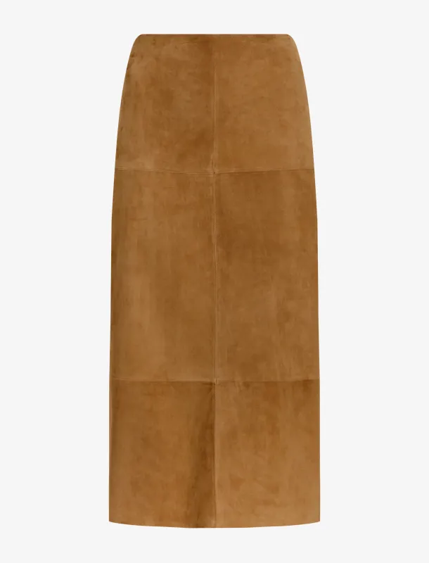 Nadia Skirt in Suede made by Proenza Schouler