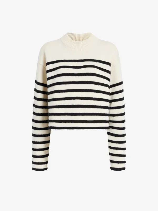 Nia Sweater in Bobble Boucle made by Proenza Schouler