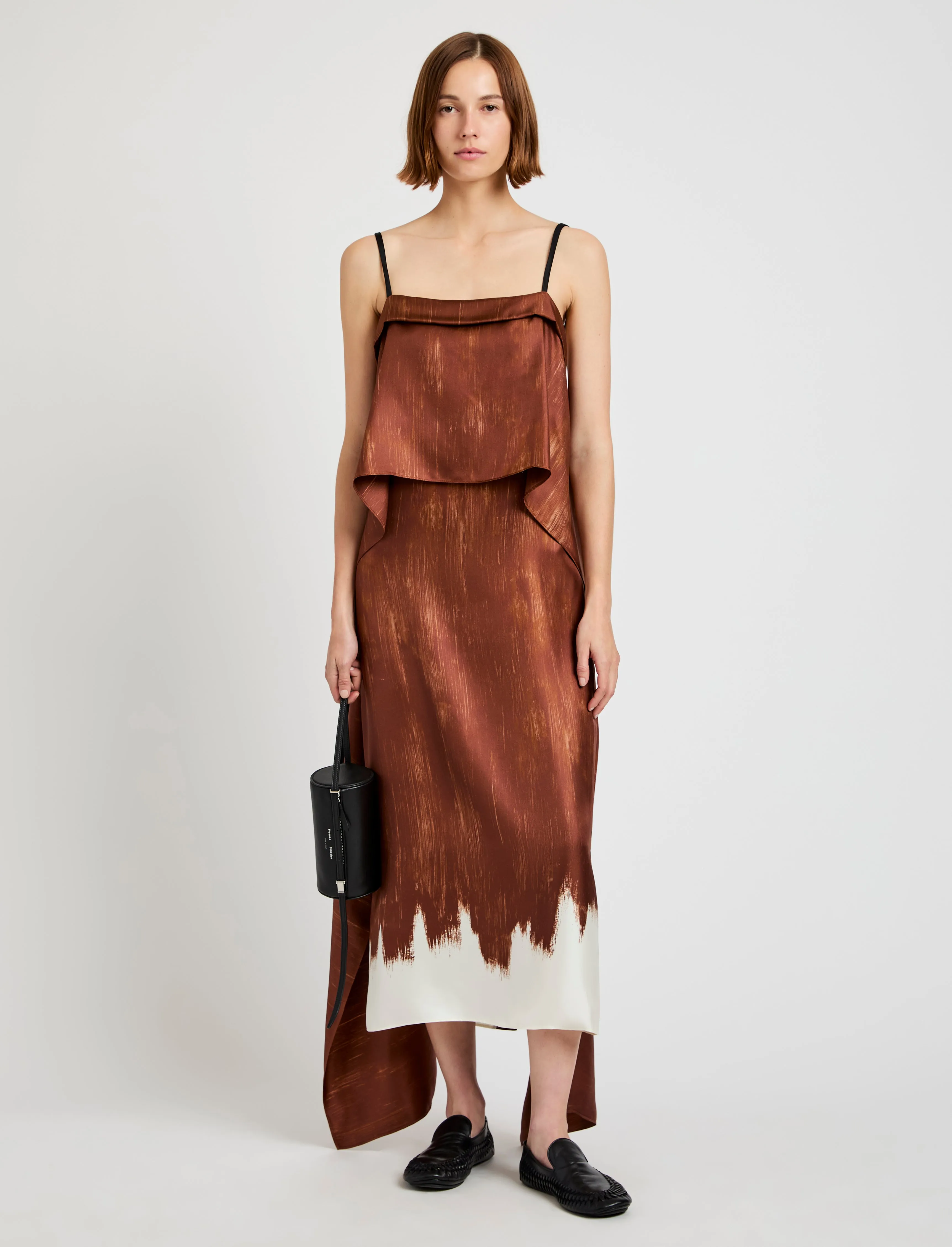 Wilma Dress in Double Printed Silk Twill sold by Proenza Schouler product image thumbnail 2