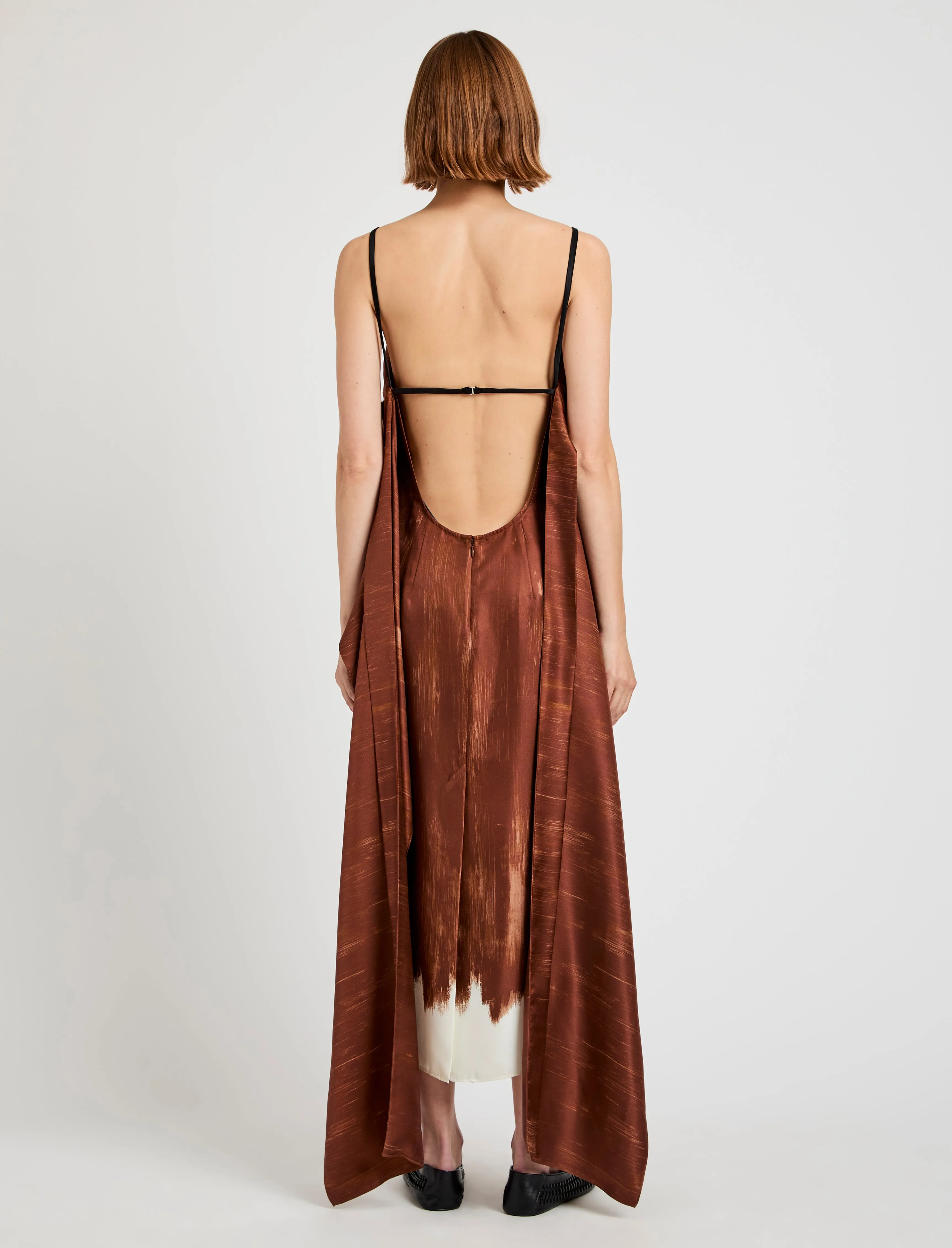 Wilma Dress in Double Printed Silk Twill sold by Proenza Schouler product image thumbnail 4