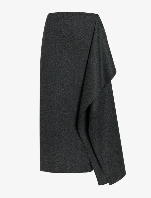 Amery Skirt in Textured Suiting made by Proenza Schouler