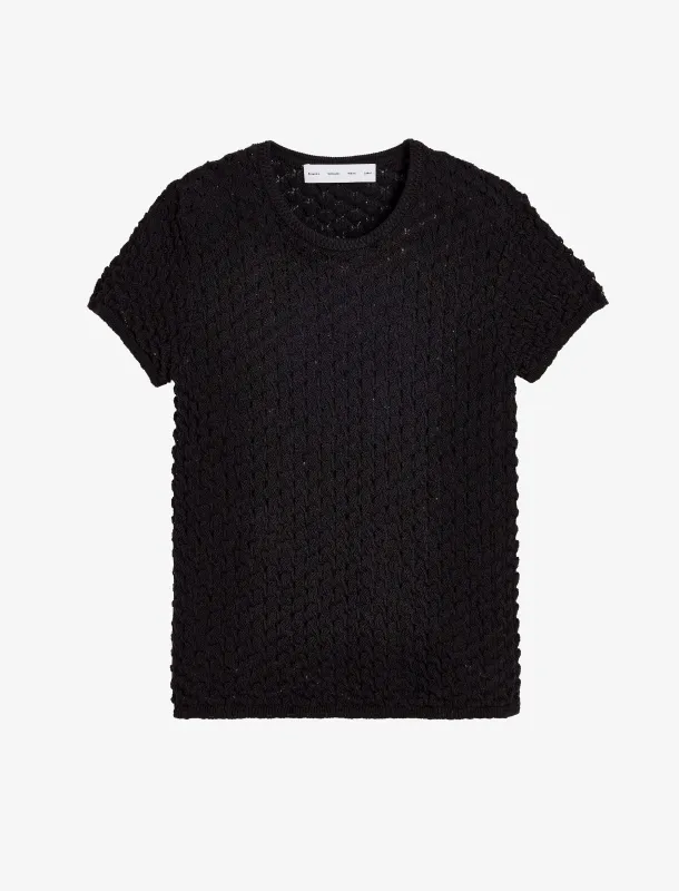Quincy Top in Crochet sold by Proenza Schouler