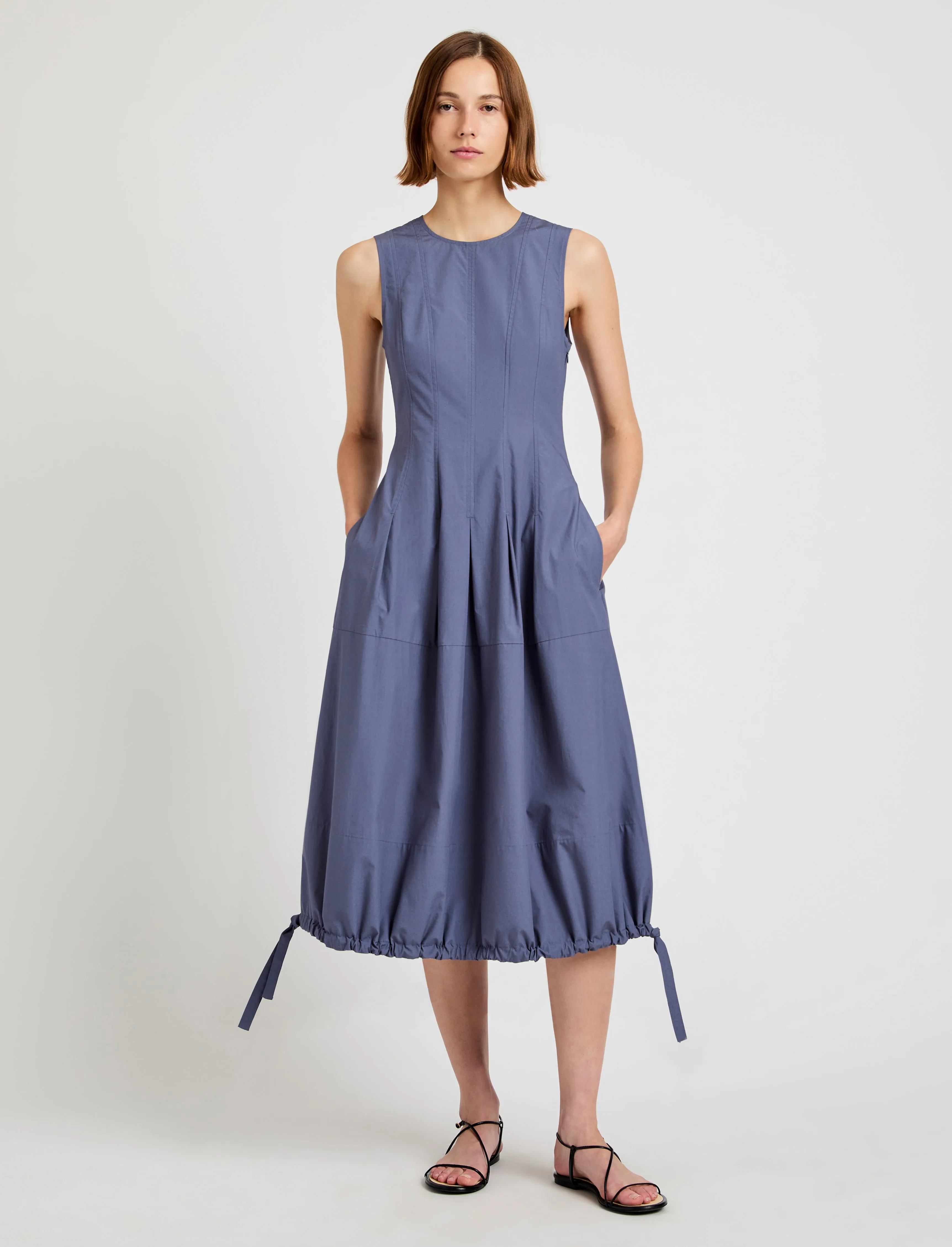 Marley Dress in Brushed Poplin sold by Proenza Schouler product image thumbnail 2