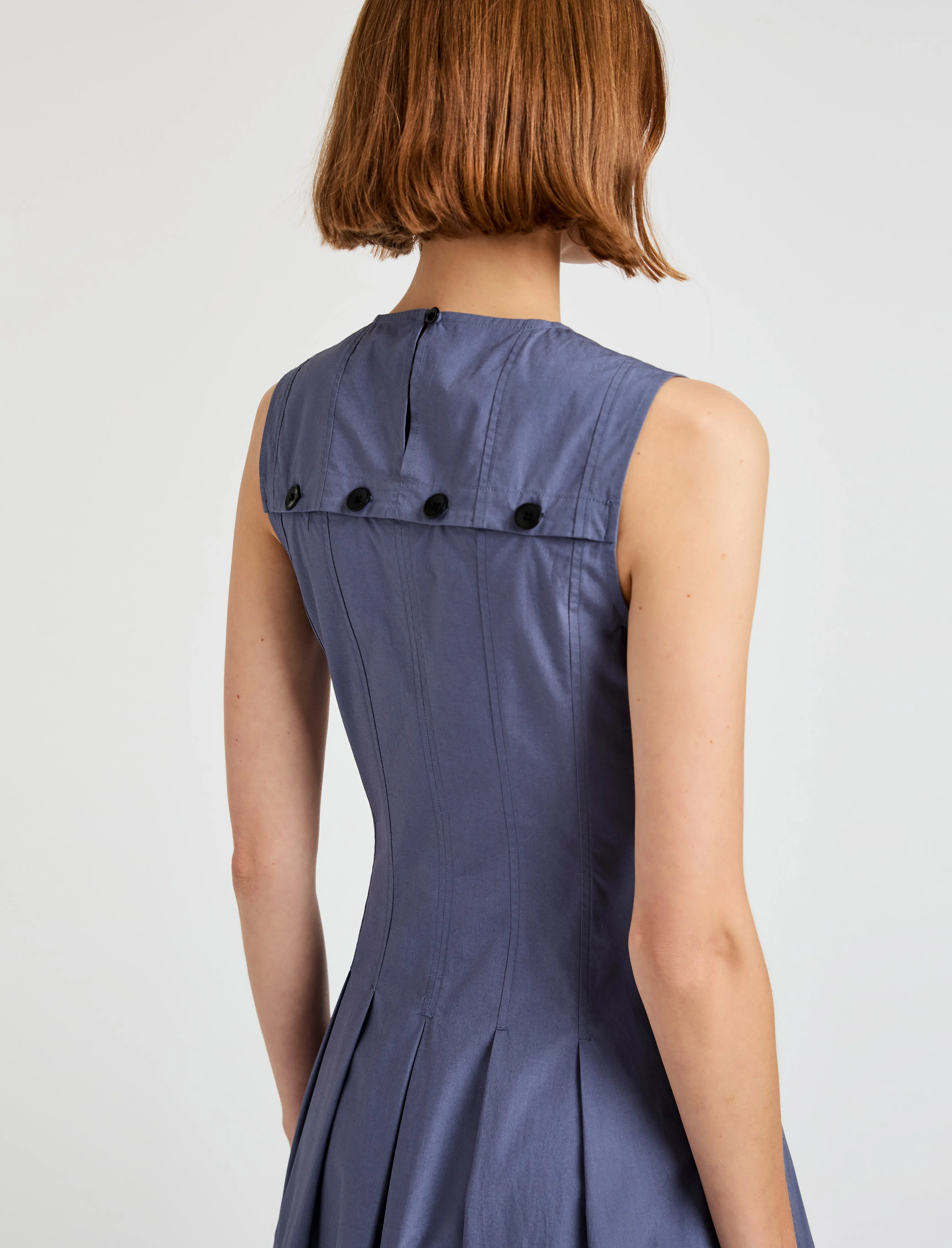 Marley Dress in Brushed Poplin sold by Proenza Schouler product image thumbnail 5