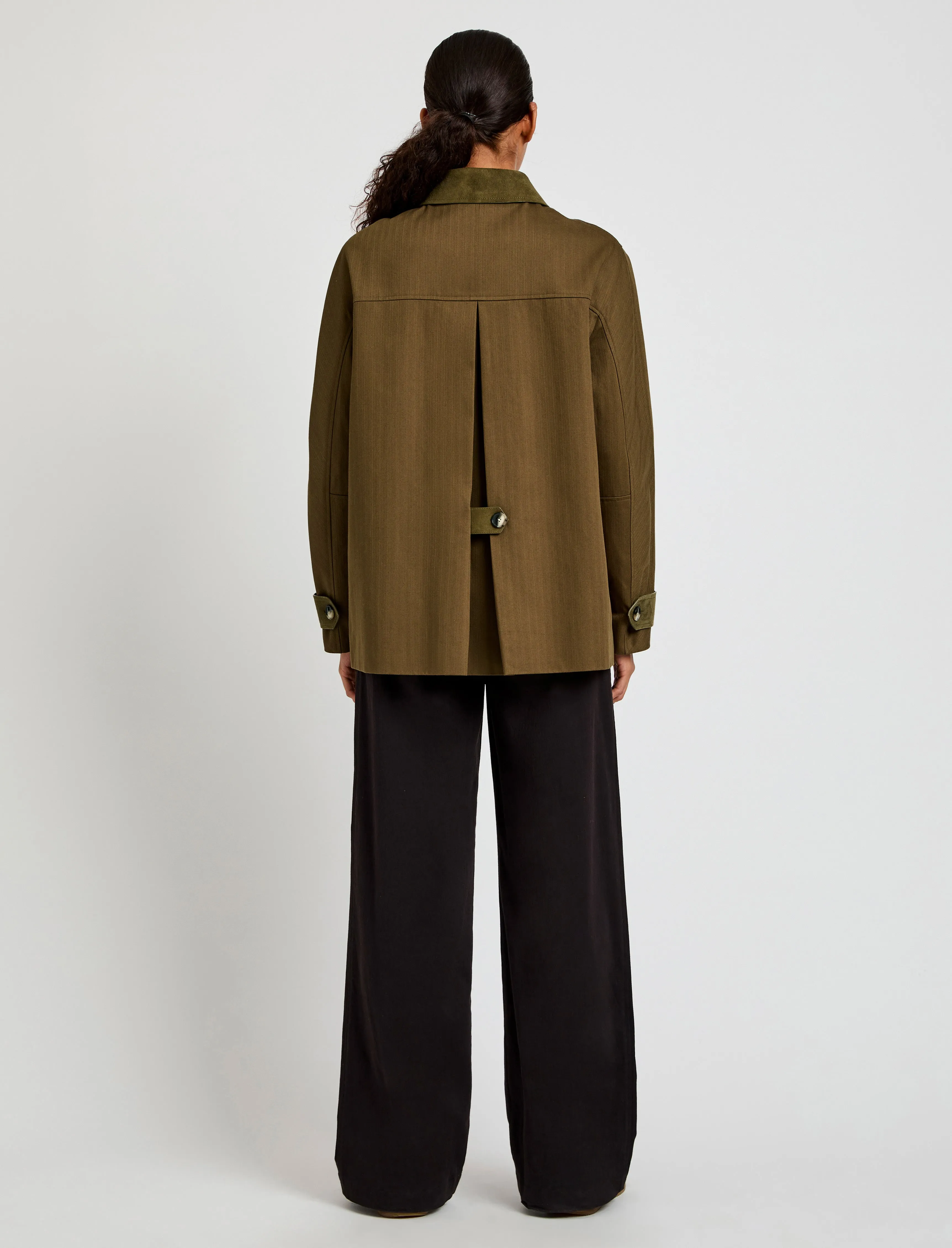 Angela Jacket in Fine Herringbone sold by Proenza Schouler product image thumbnail 5