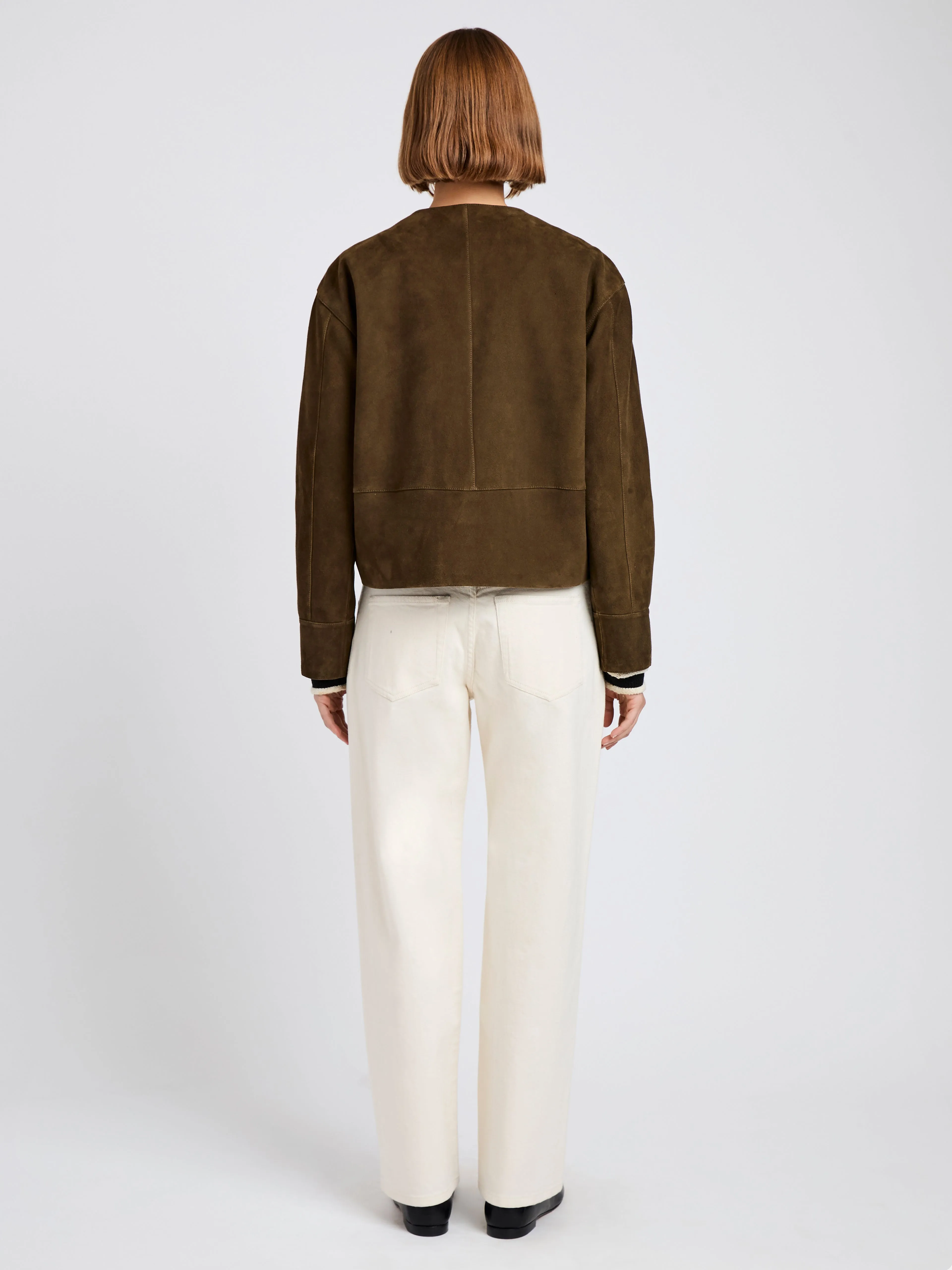 Robin Jacket in Suede sold by Proenza Schouler product image thumbnail 5