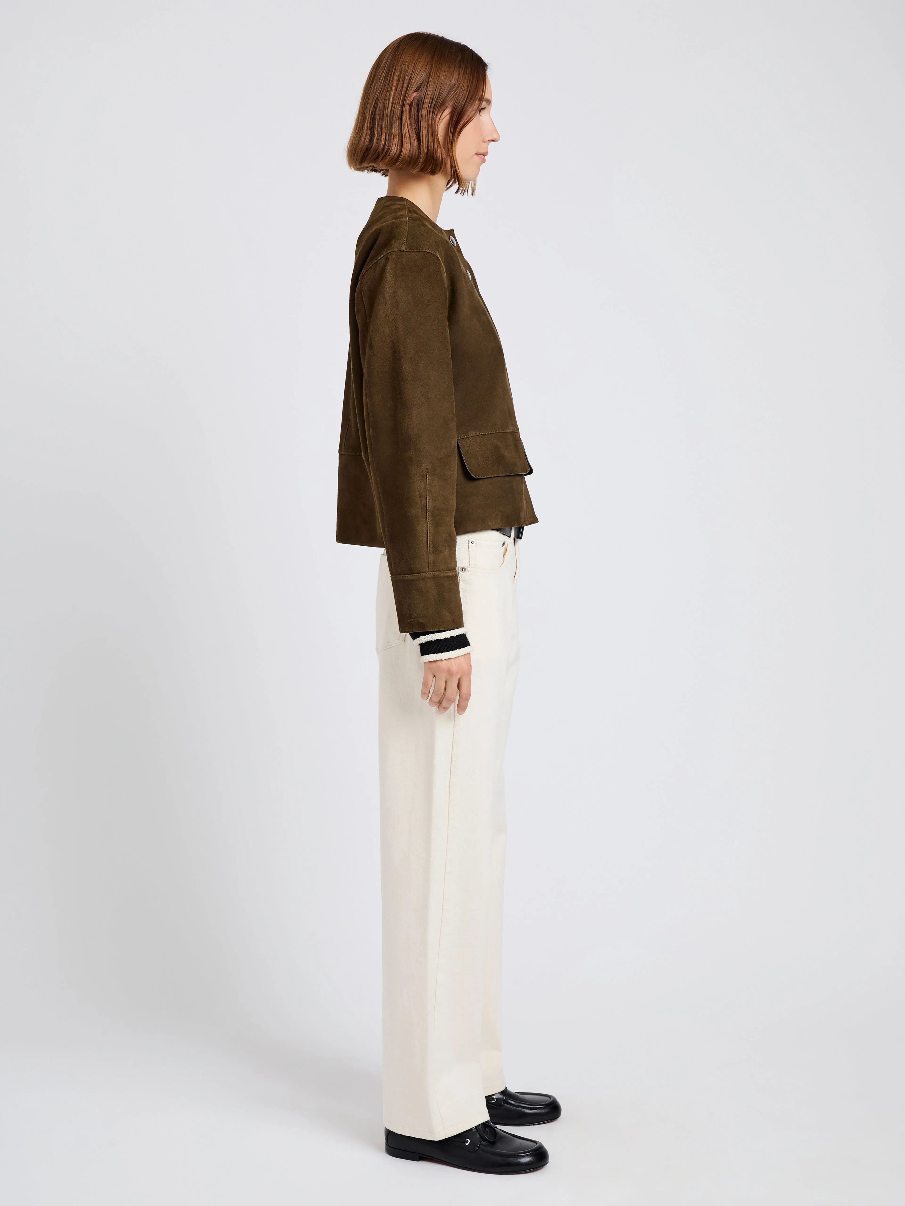 Robin Jacket in Suede sold by Proenza Schouler product image thumbnail 4