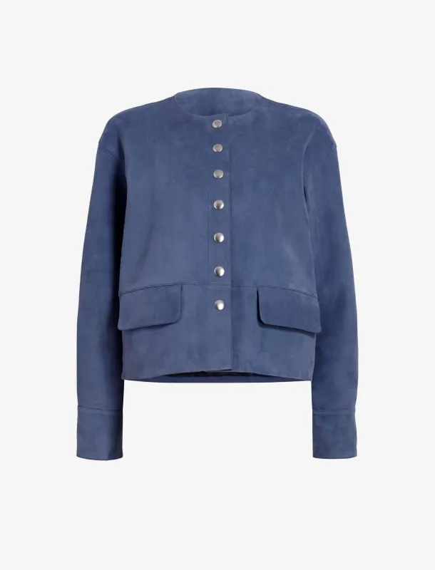 Robin Jacket in Suede sold by Proenza Schouler