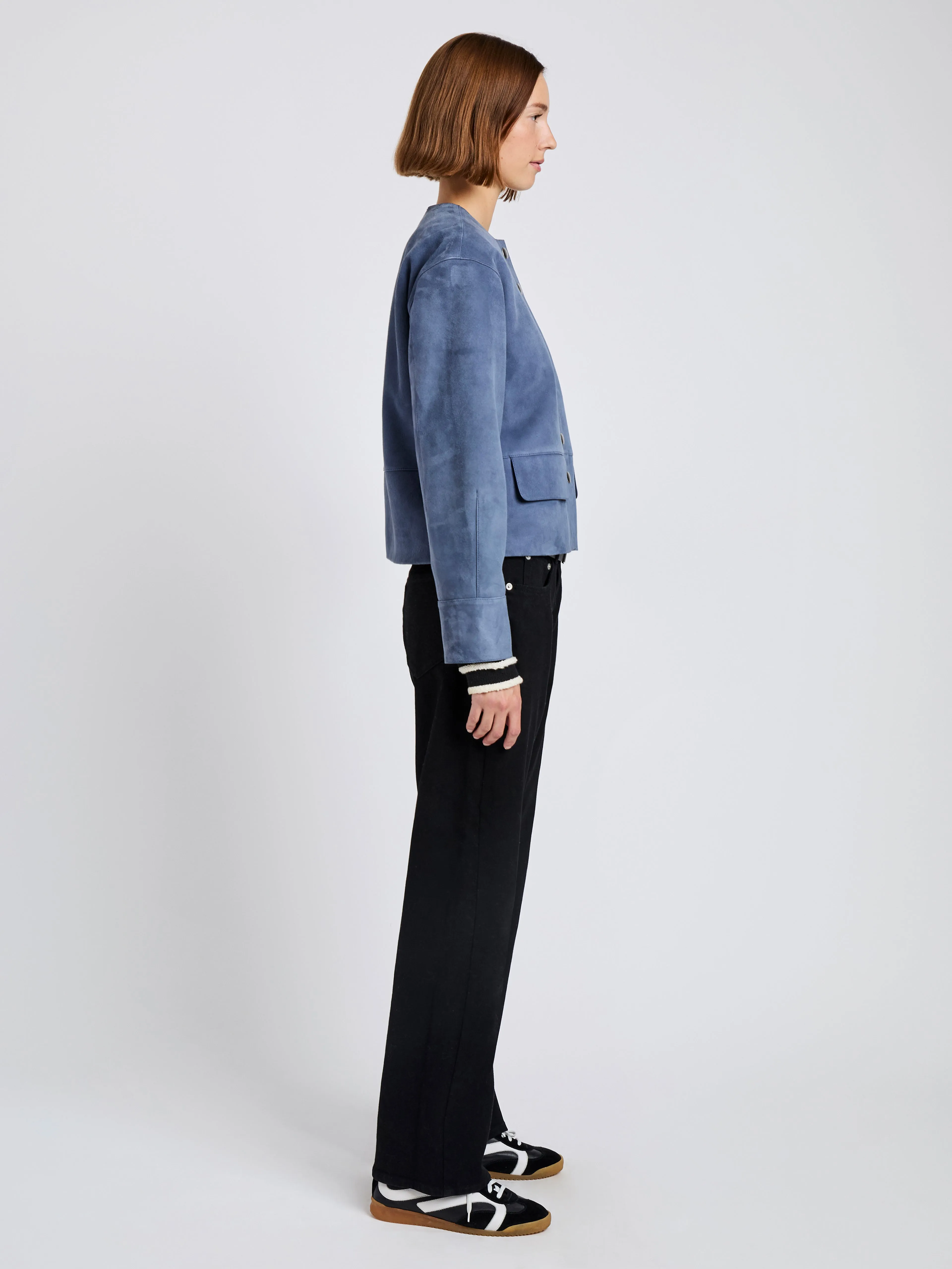 Robin Jacket in Suede sold by Proenza Schouler product image thumbnail 4