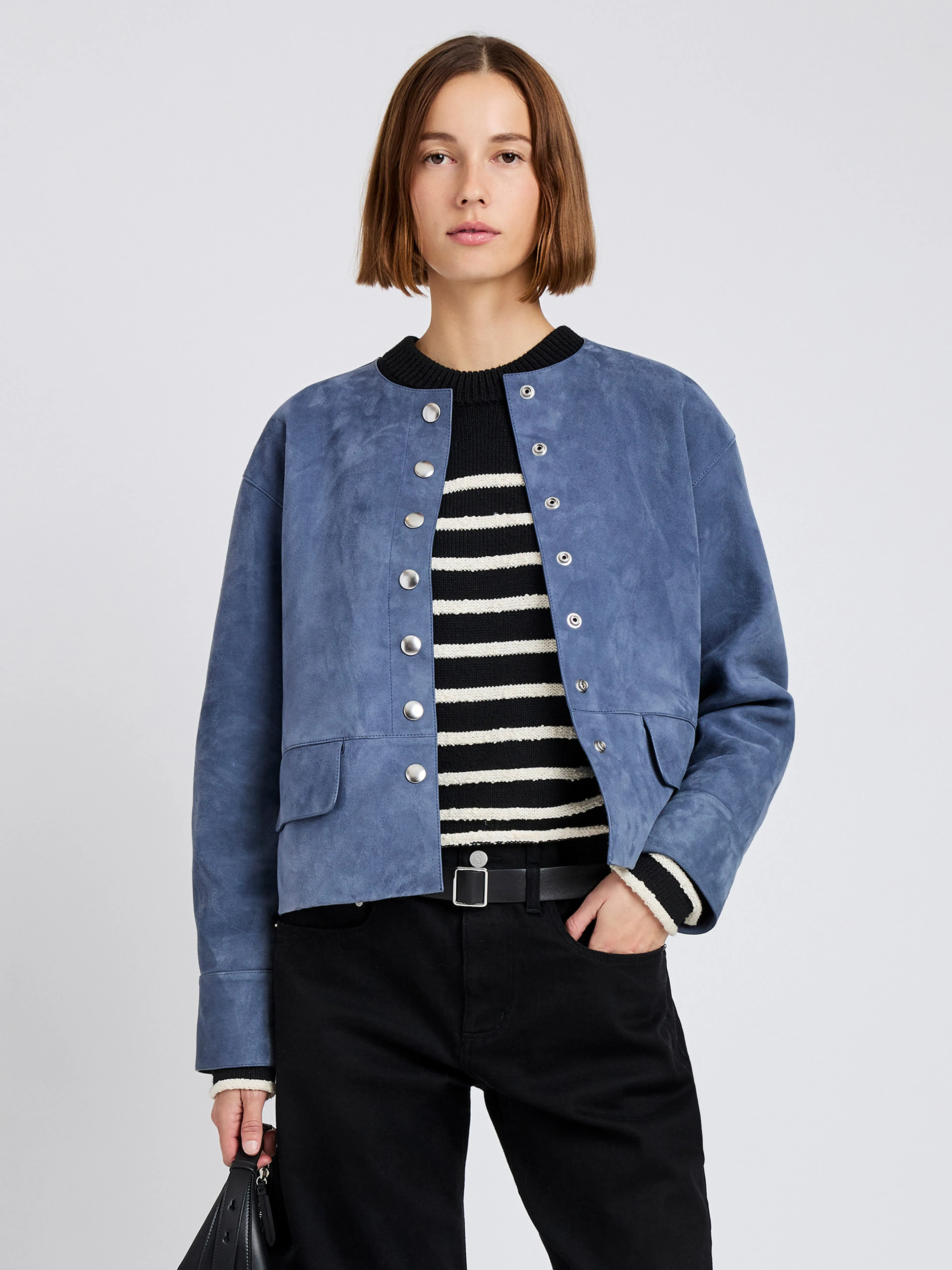 Robin Jacket in Suede sold by Proenza Schouler product image thumbnail 2