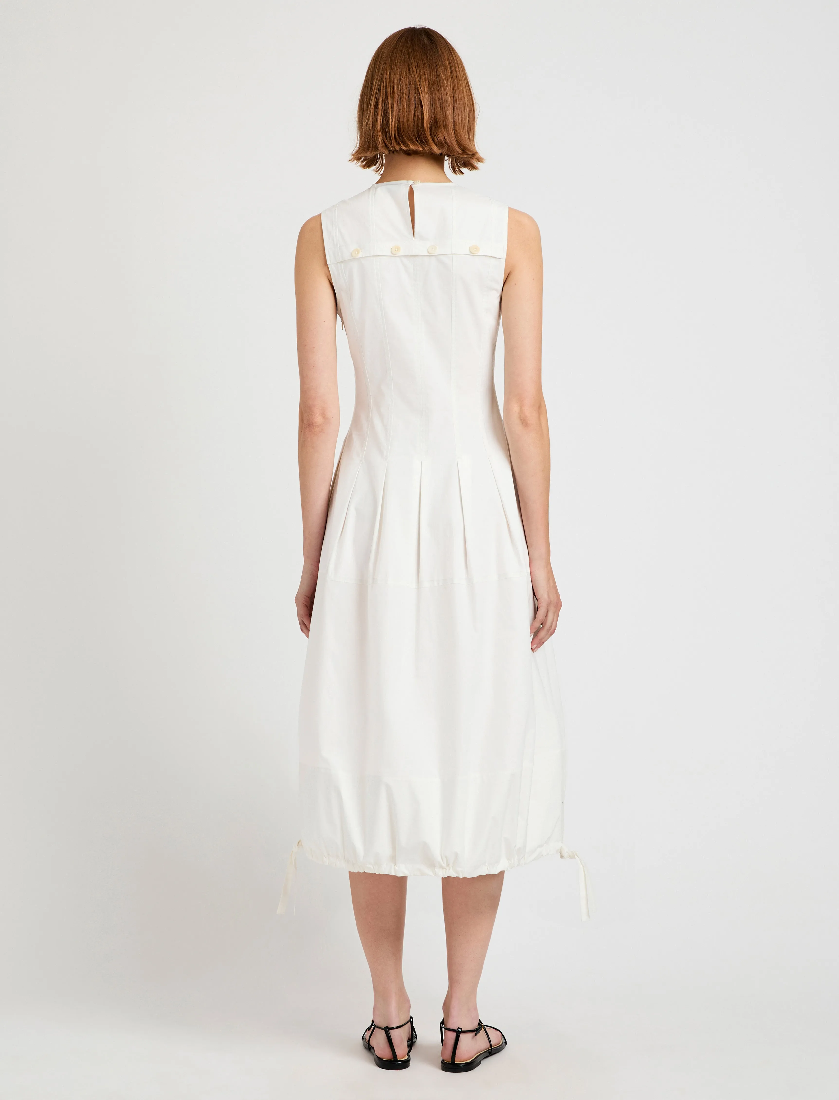 Marley Dress in Brushed Poplin sold by Proenza Schouler product image thumbnail 4