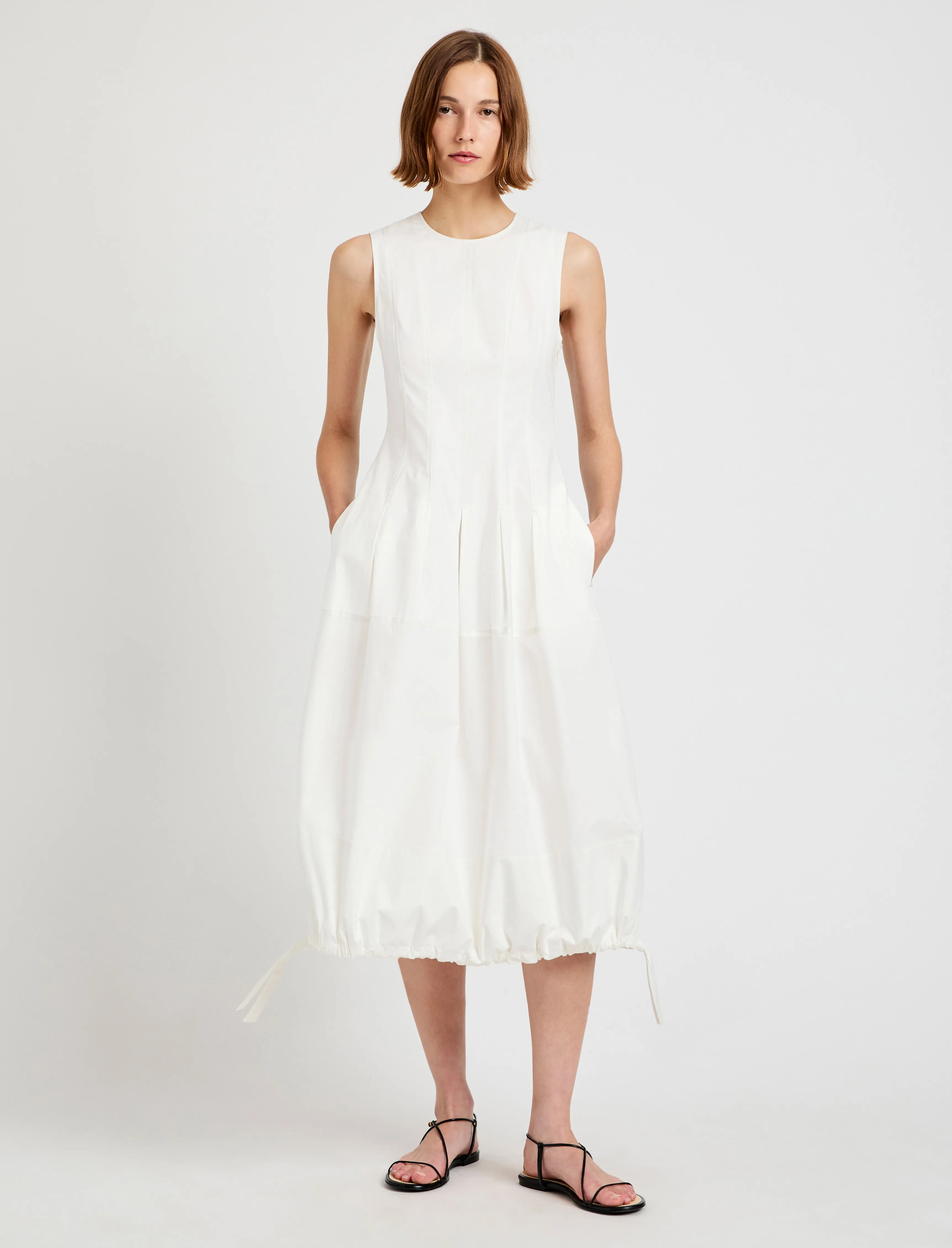 Marley Dress in Brushed Poplin sold by Proenza Schouler product image thumbnail 2