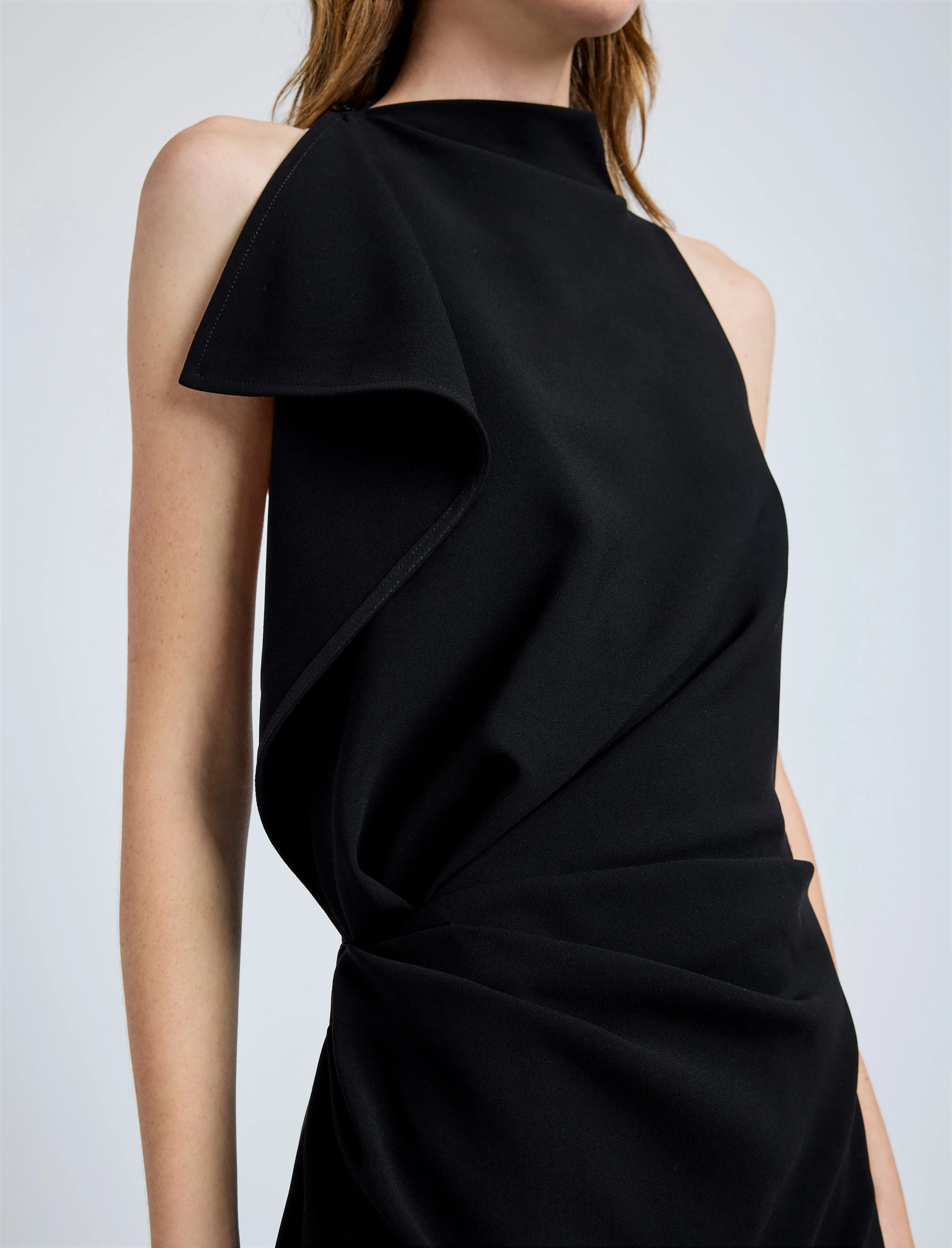 Devyn Dress in Matte Double Crepe sold by Proenza Schouler product image thumbnail 5