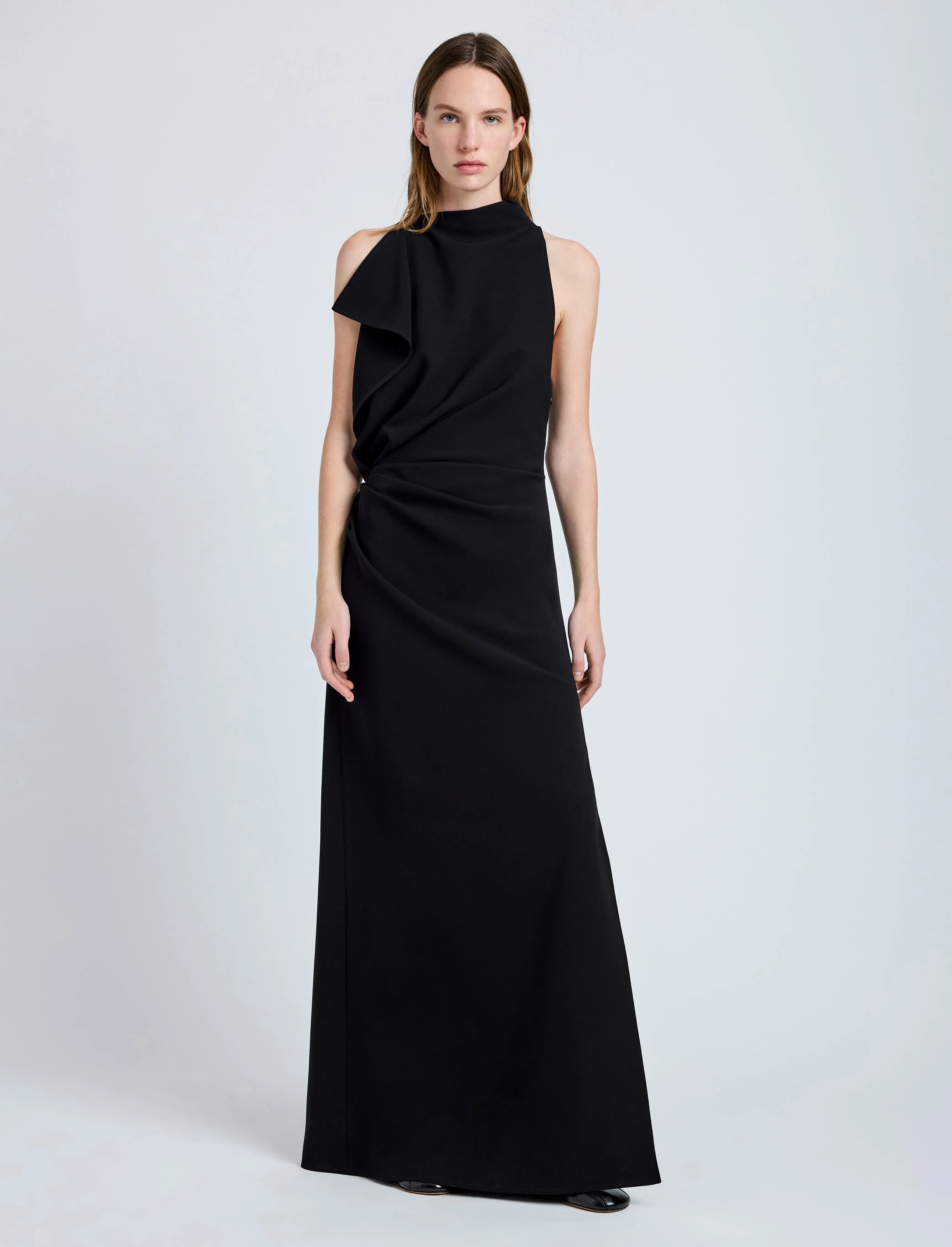 Devyn Dress in Matte Double Crepe sold by Proenza Schouler product image thumbnail 2