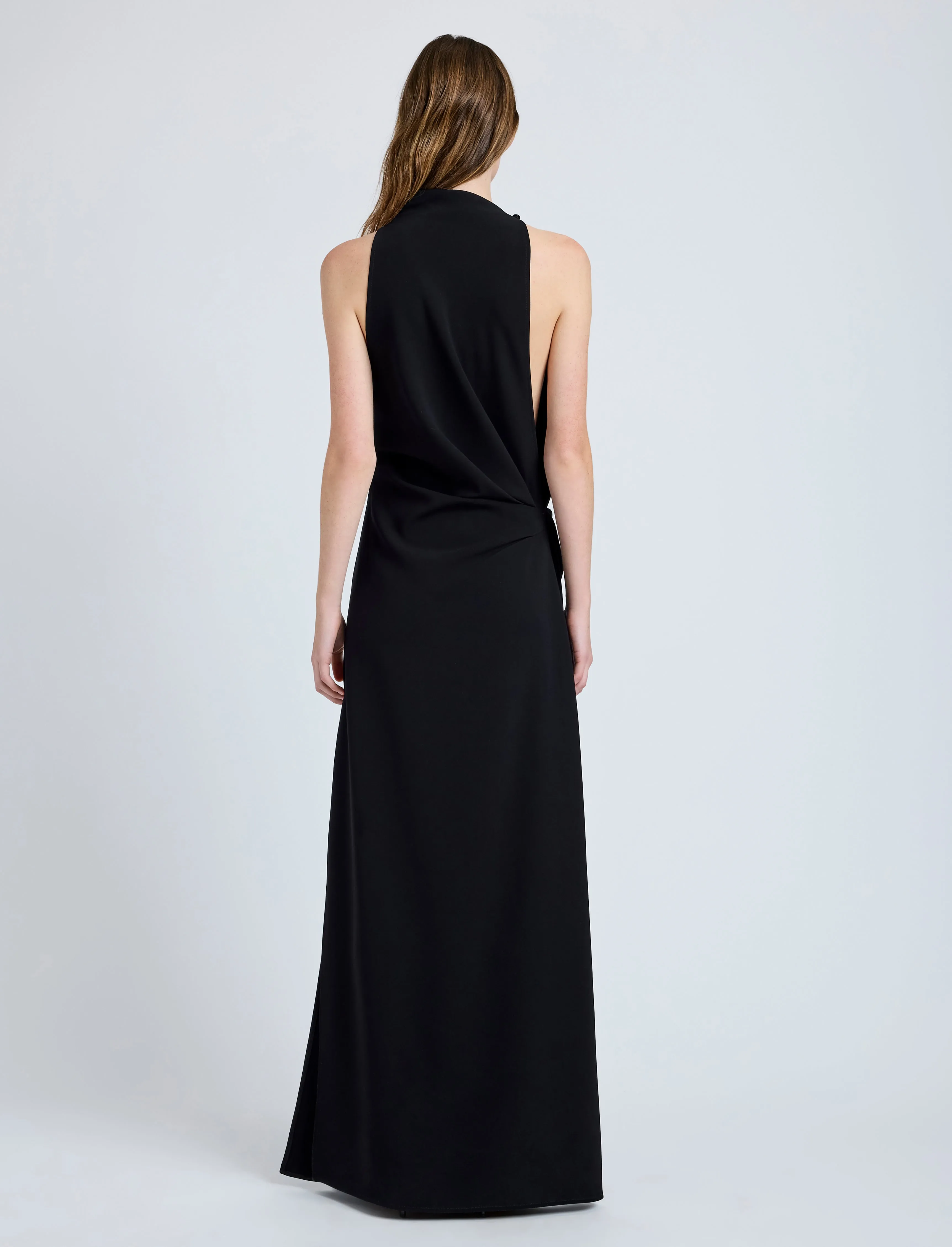 Devyn Dress in Matte Double Crepe sold by Proenza Schouler product image thumbnail 4