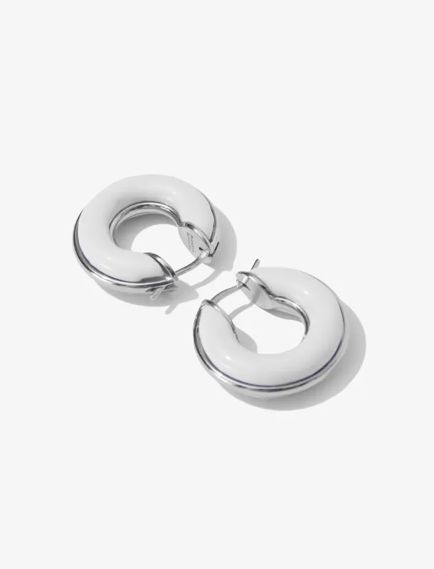 Mini Hoop Earrings made by Proenza Schouler