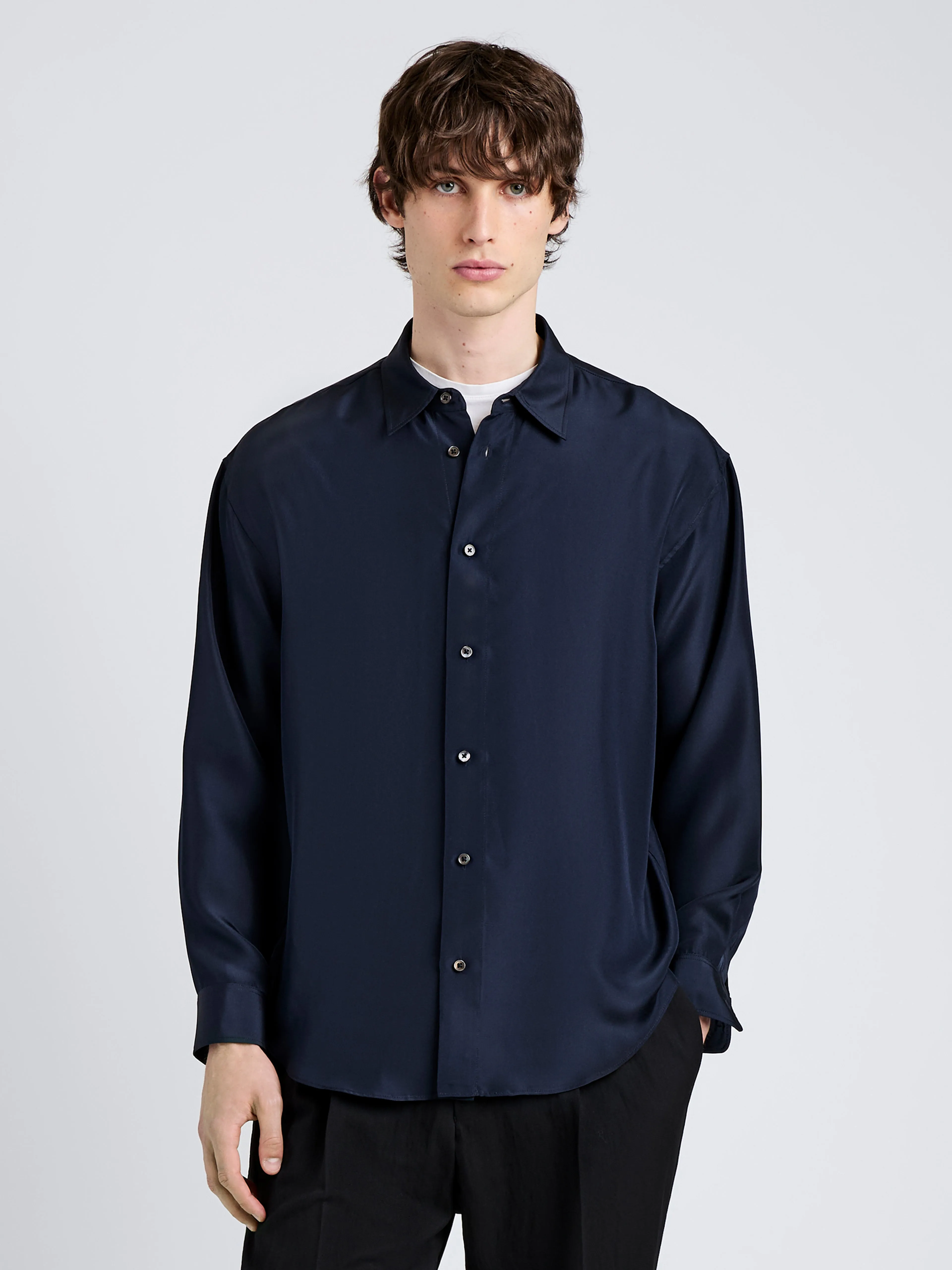 Louis Shirt in Silk sold by Proenza Schouler product image thumbnail 2