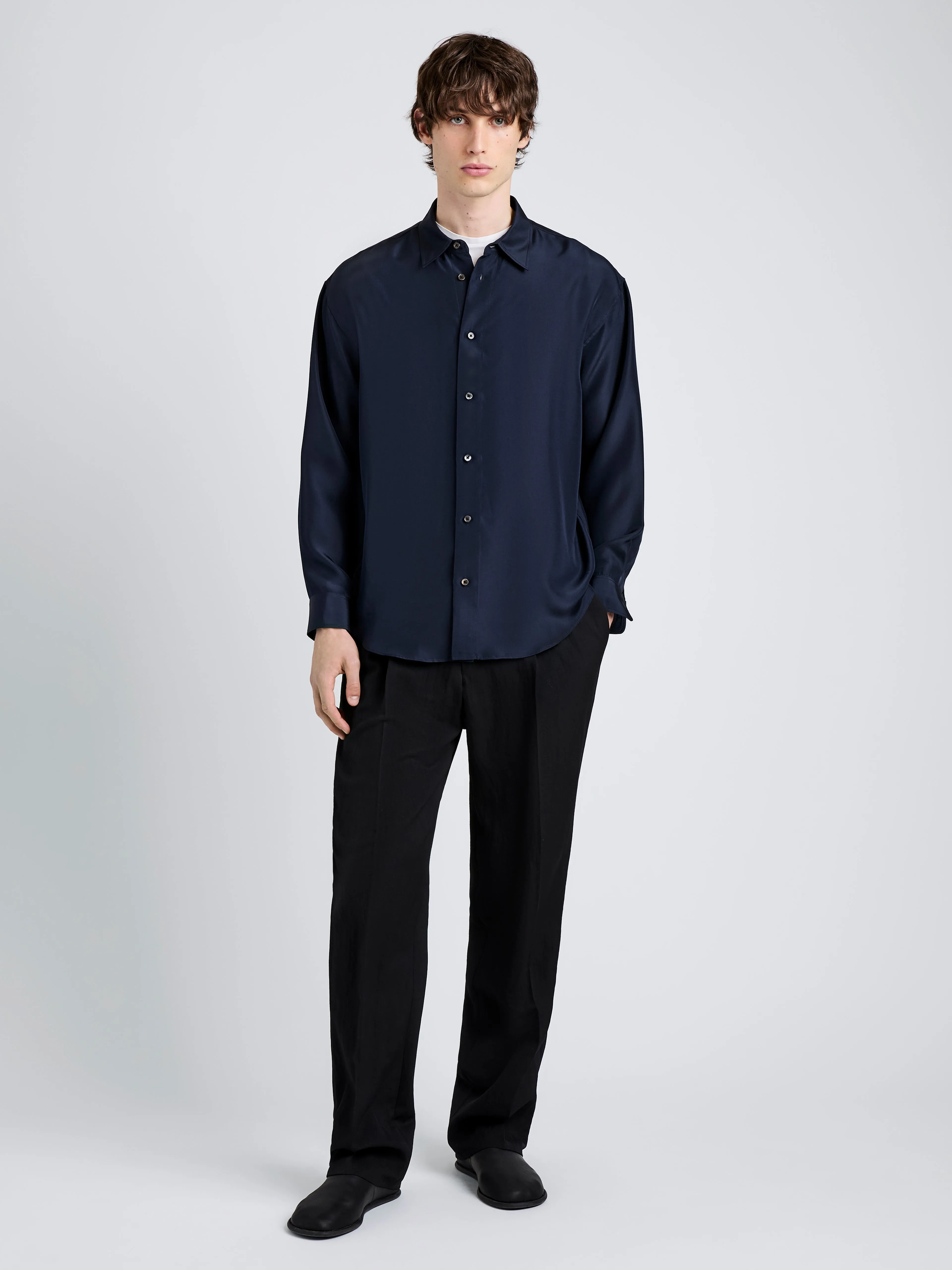 Louis Shirt in Silk sold by Proenza Schouler product image thumbnail 3