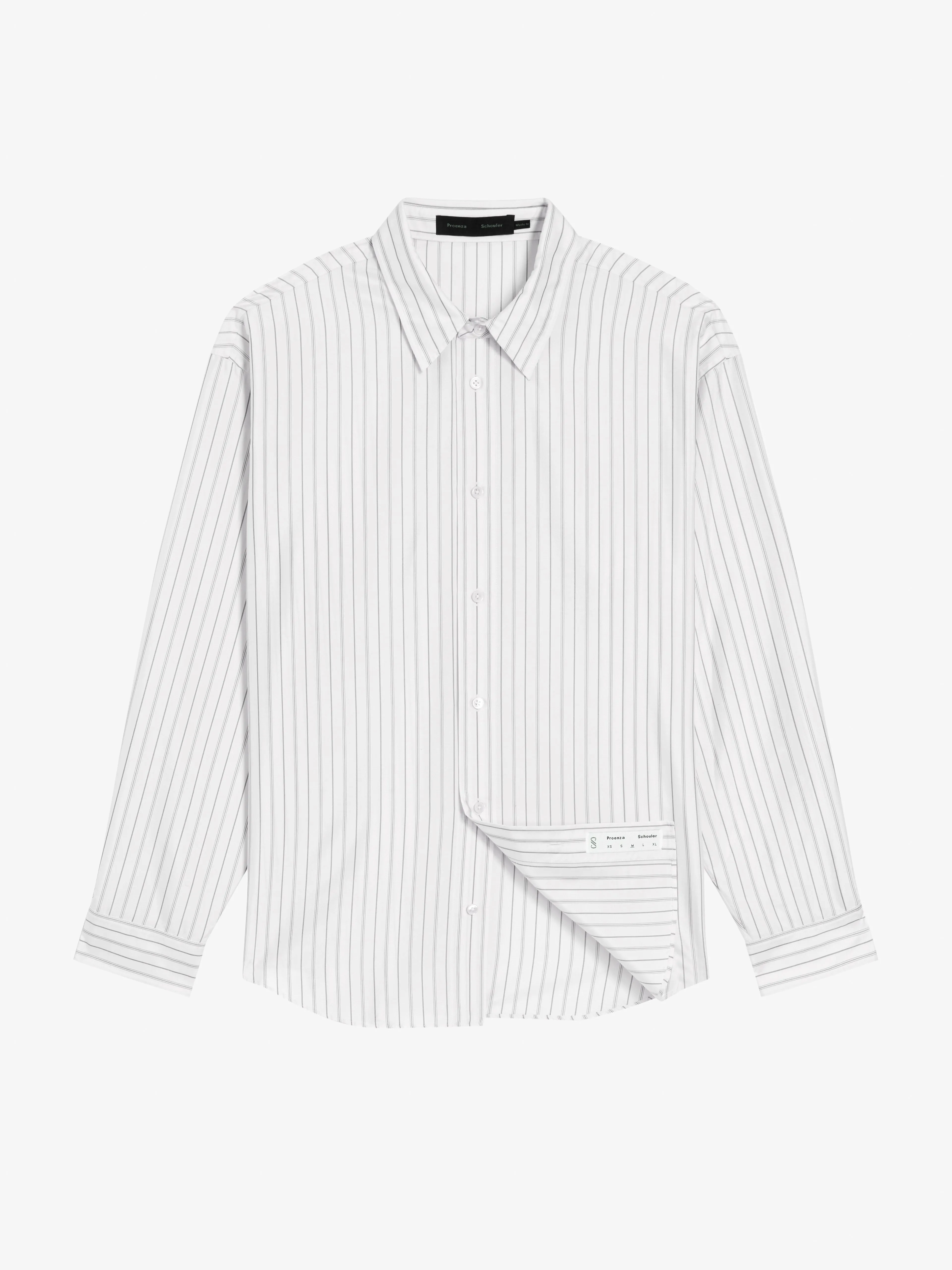 Louis Shirt in Stripe Silk sold by Proenza Schouler