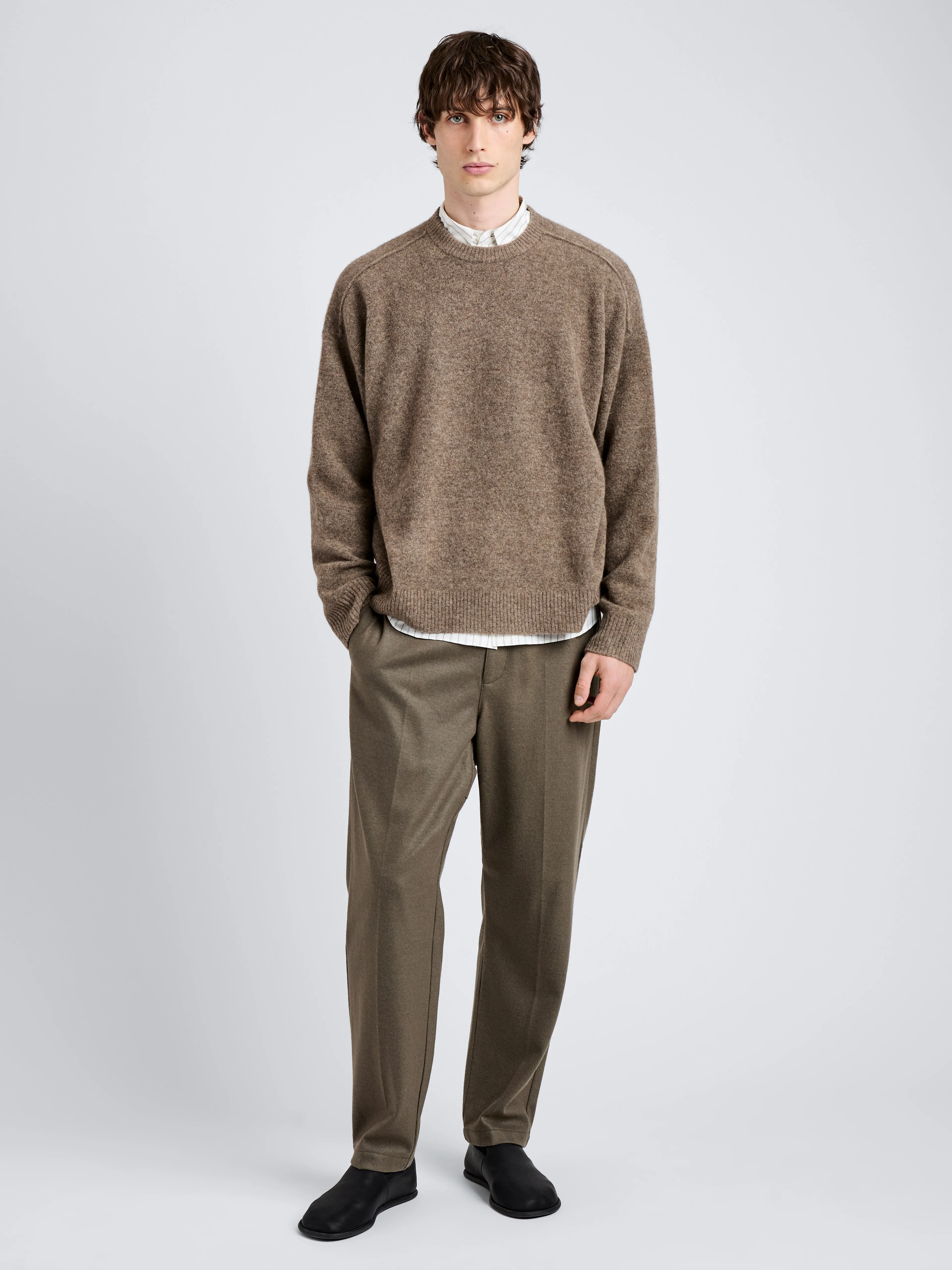 Charles Sweater in Spongy Yak sold by Proenza Schouler product image thumbnail 3