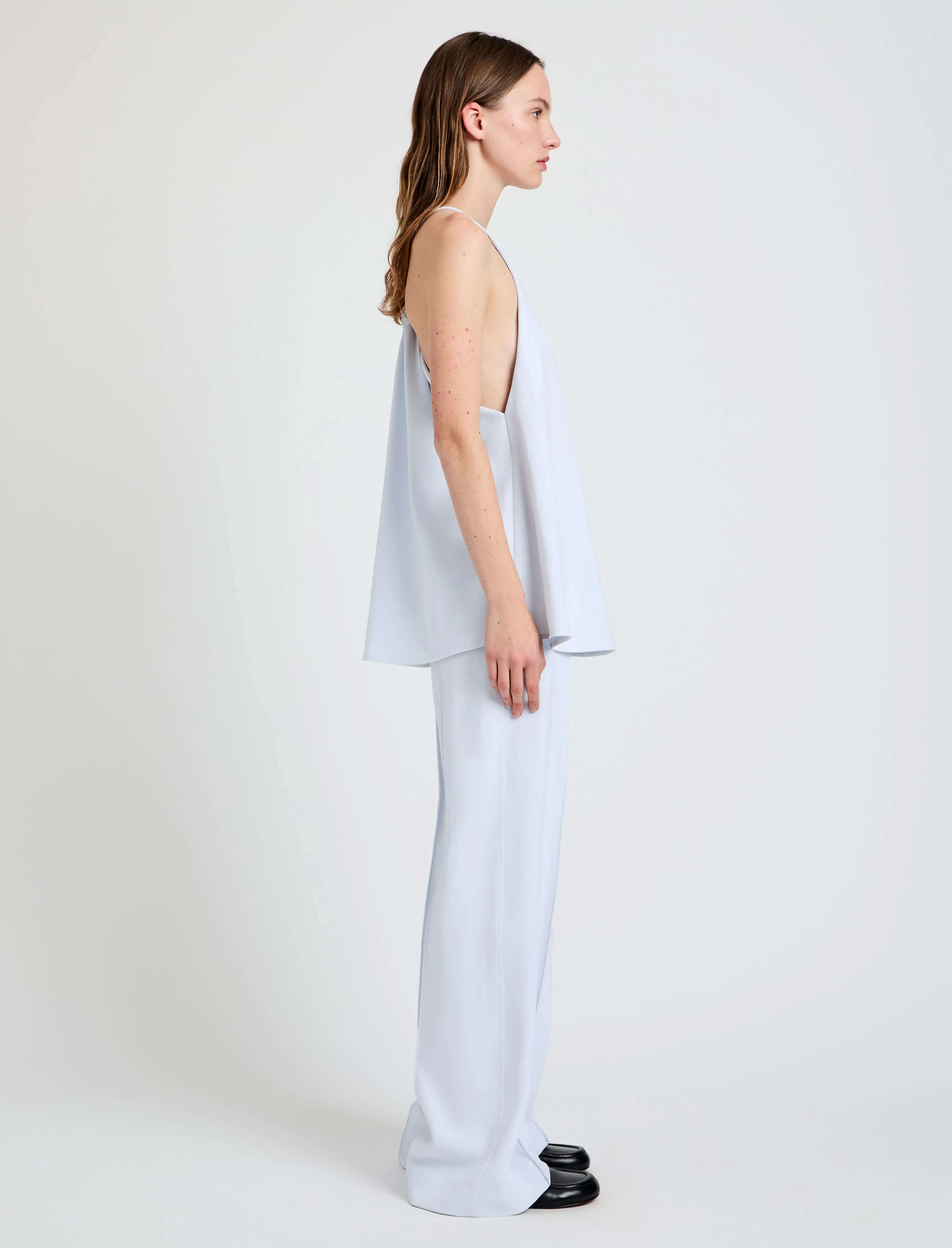 Weyes Pant in Matte Double Crepe sold by Proenza Schouler product image thumbnail 3