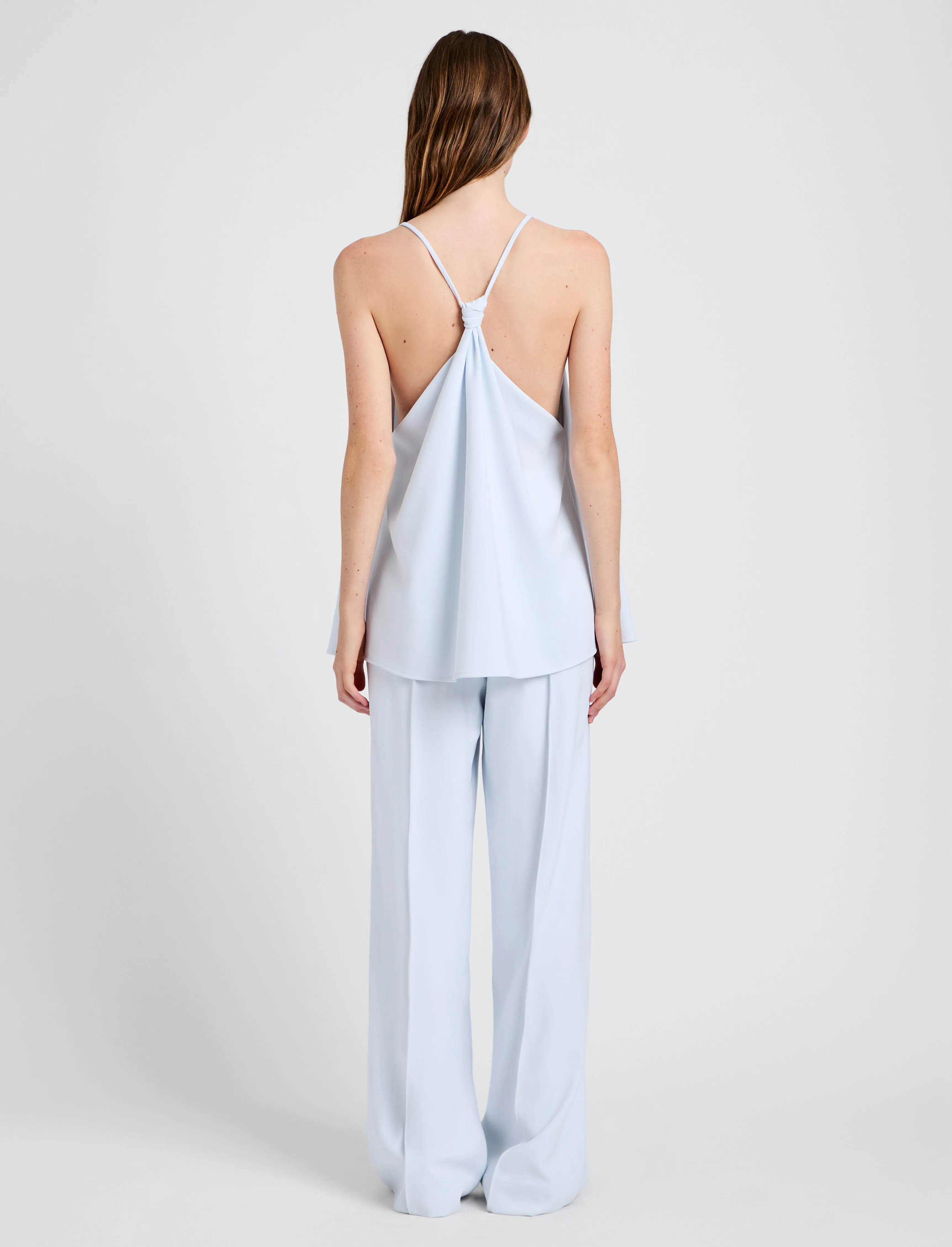 Weyes Pant in Matte Double Crepe sold by Proenza Schouler product image thumbnail 4