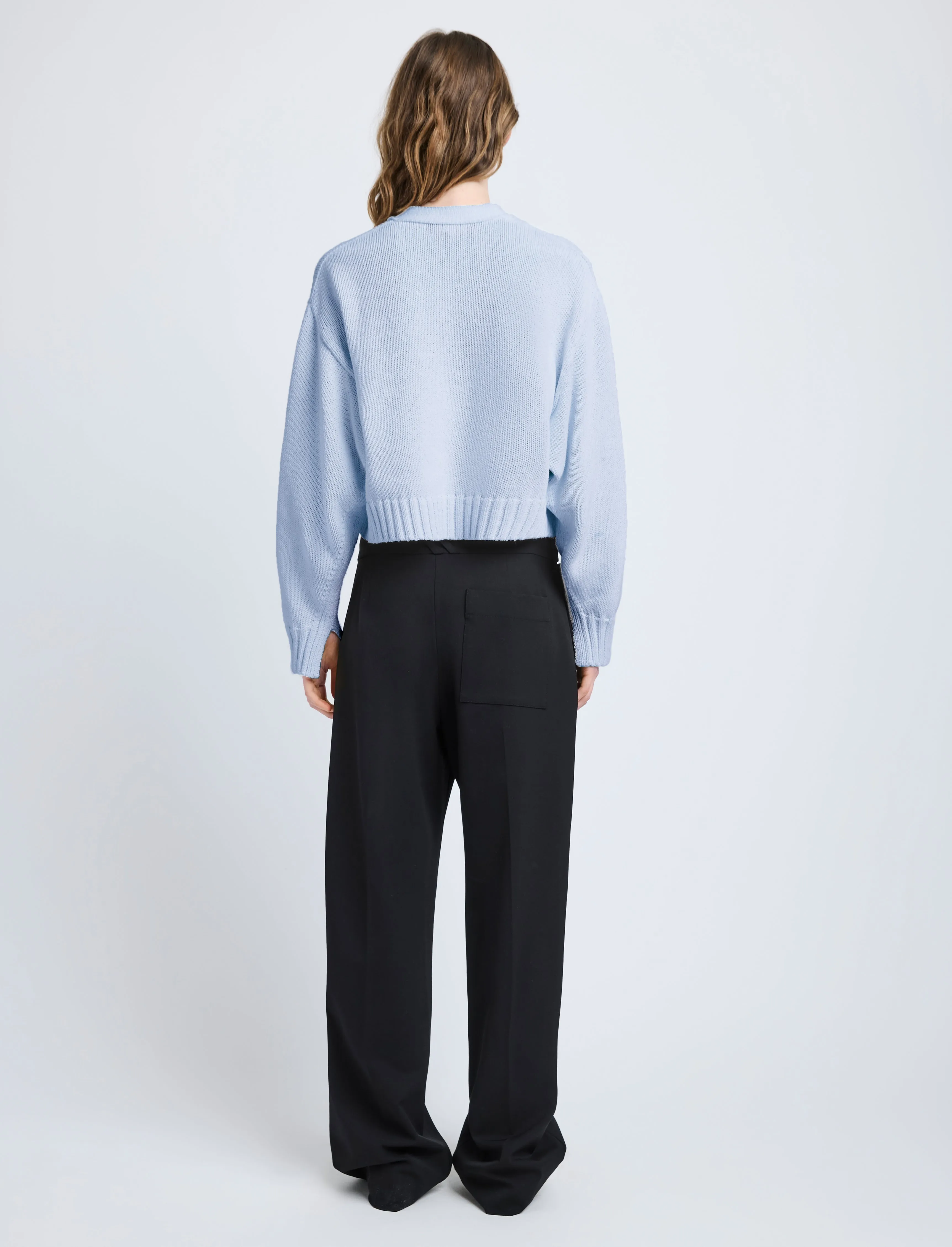 Sofia Cardigan in Cotton Knit sold by Proenza Schouler product image thumbnail 5