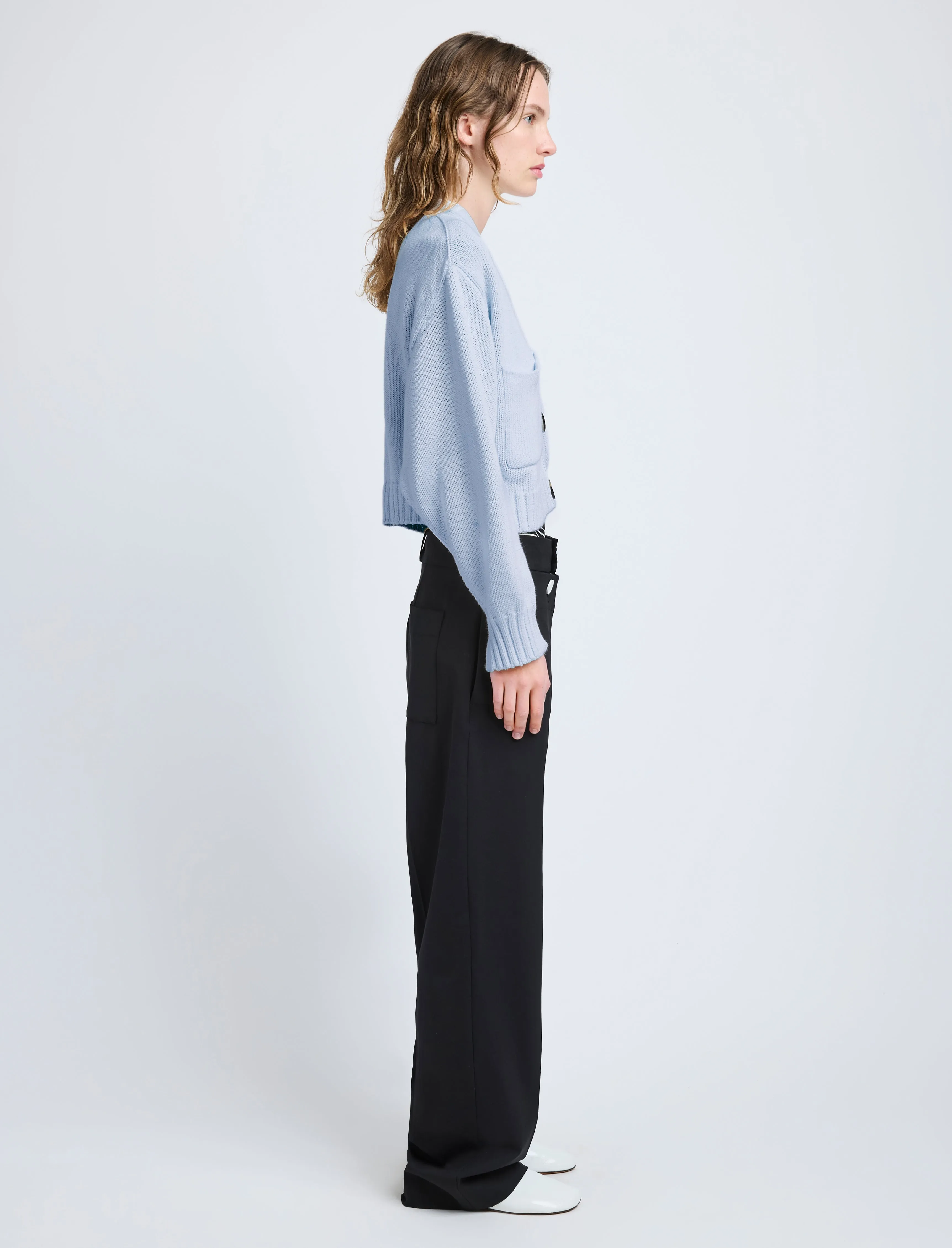 Sofia Cardigan in Cotton Knit sold by Proenza Schouler product image thumbnail 4