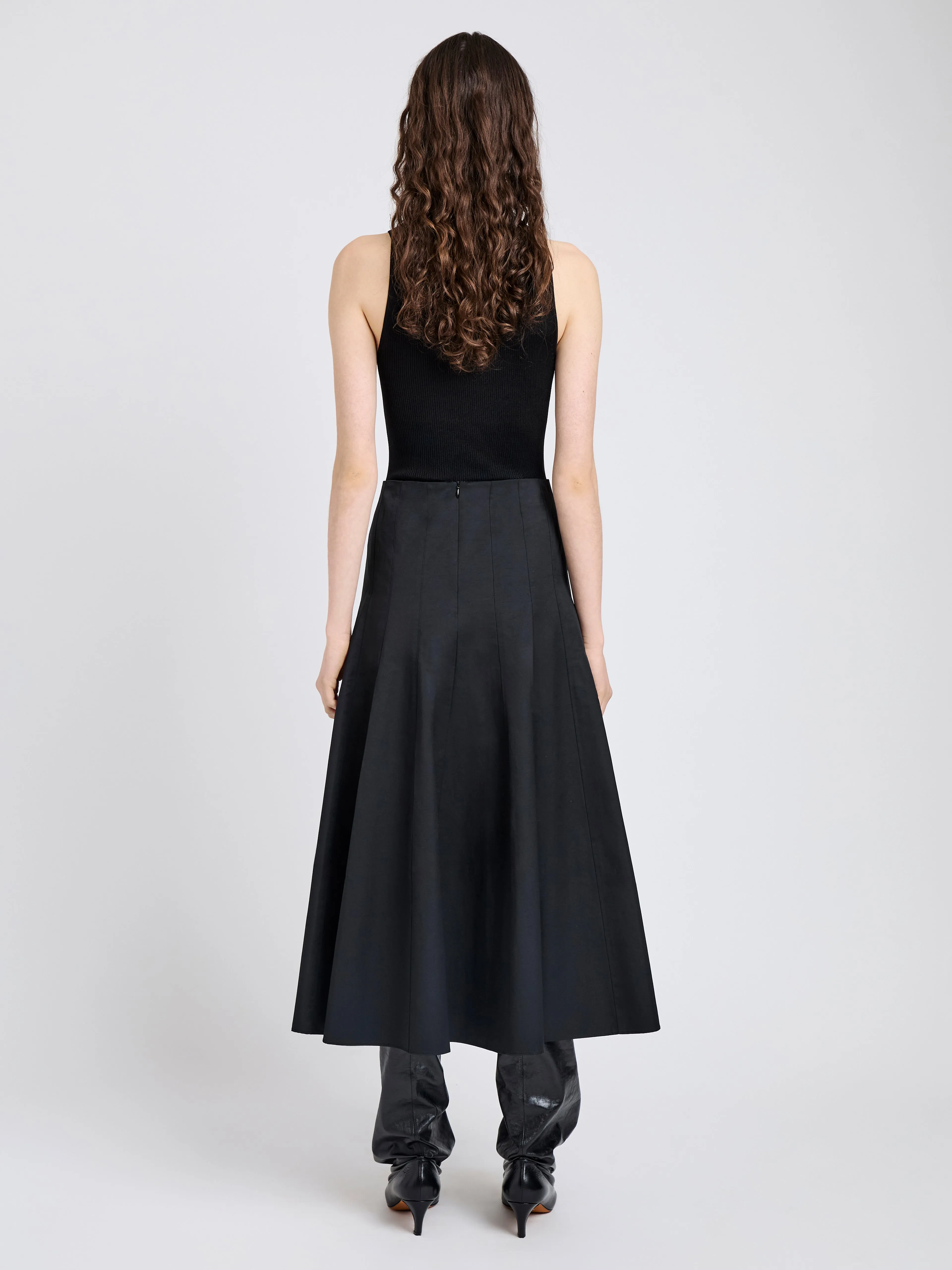 Heidi Skirt in Tech Cotton sold by Proenza Schouler product image thumbnail 4