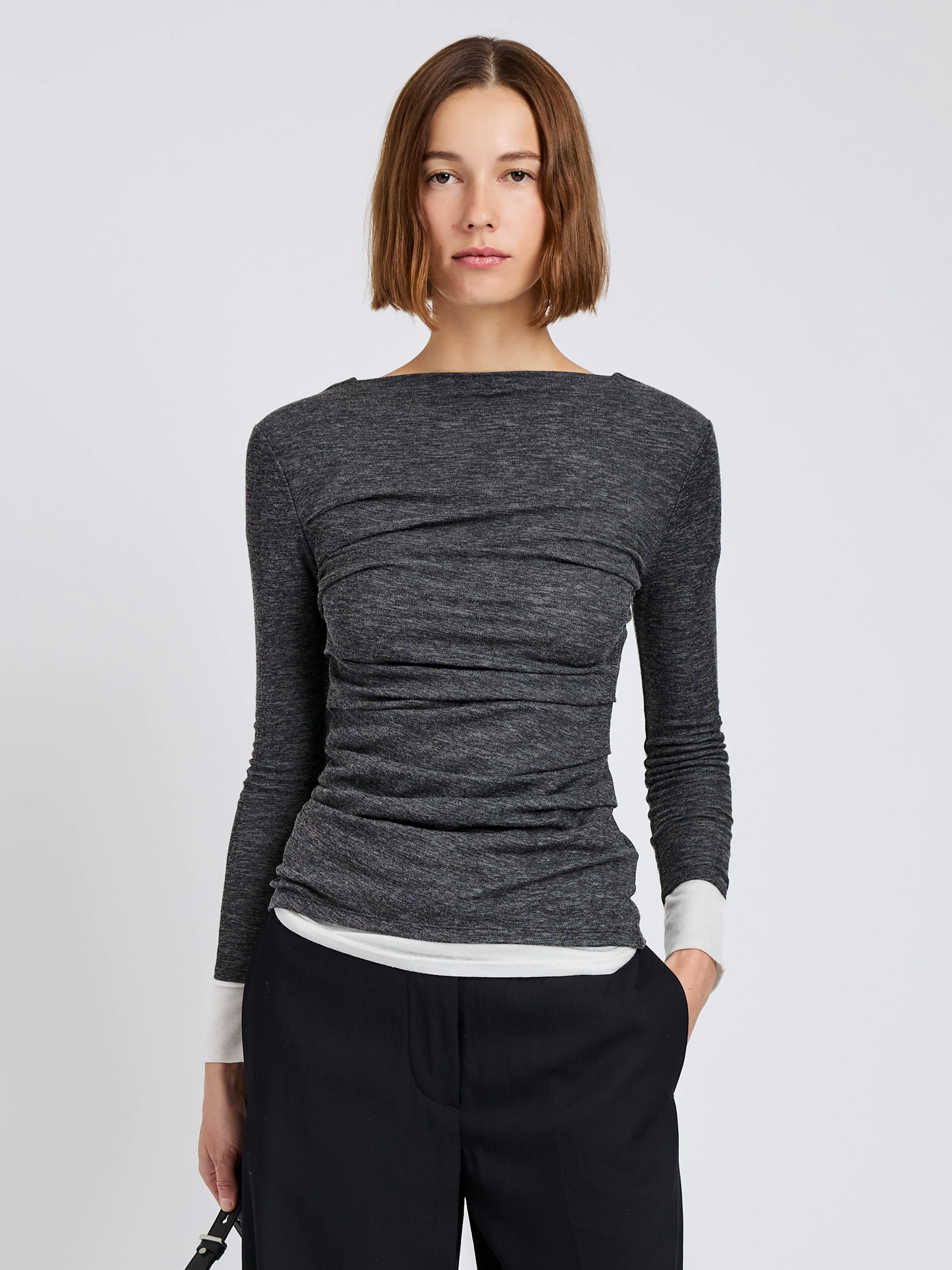 Blythe Top in Wool Jersey sold by Proenza Schouler product image thumbnail 2