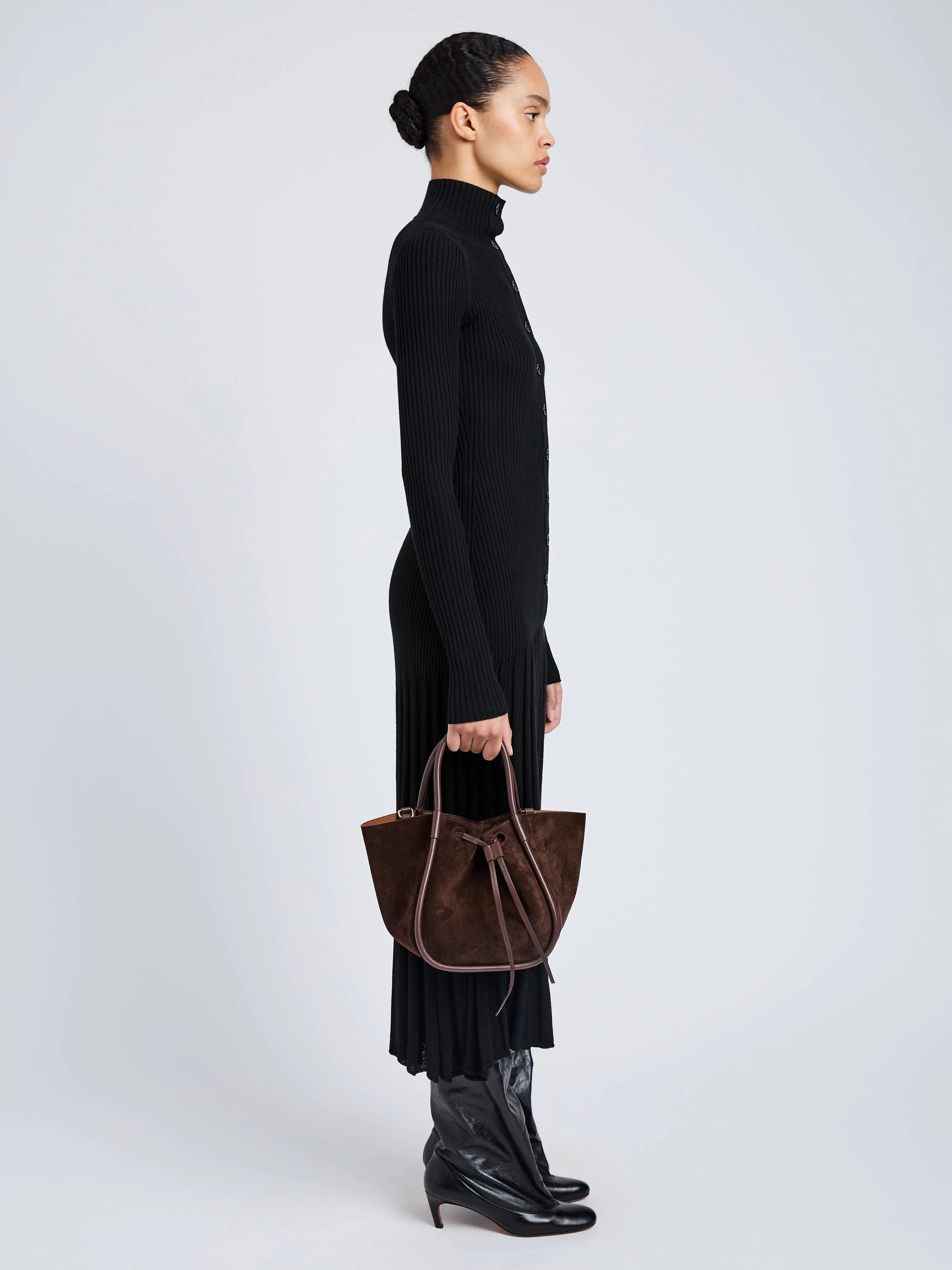 Small Ruched Tote in Soft Suede sold by Proenza Schouler product image thumbnail 2