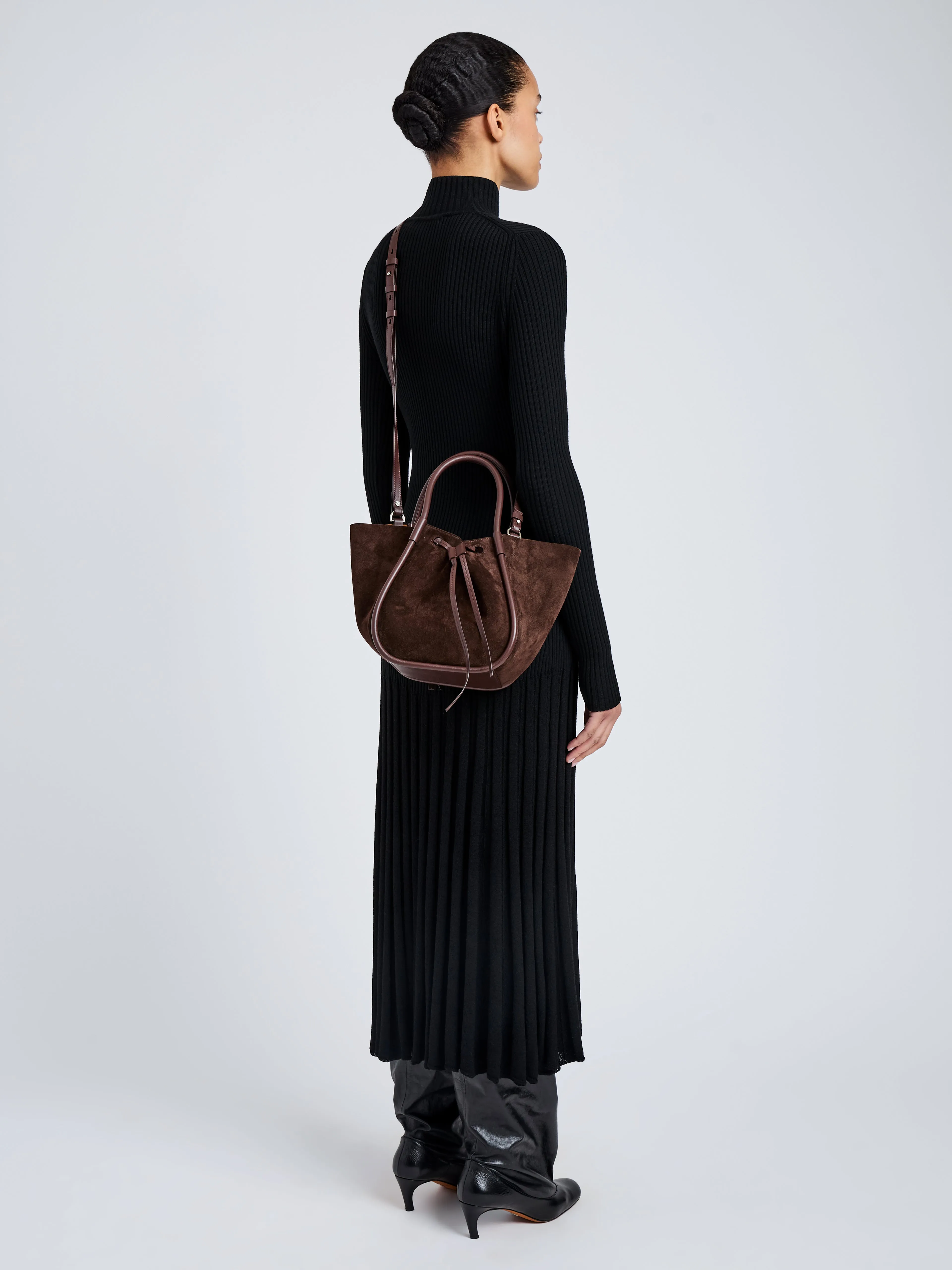 Small Ruched Tote in Soft Suede sold by Proenza Schouler product image thumbnail 3