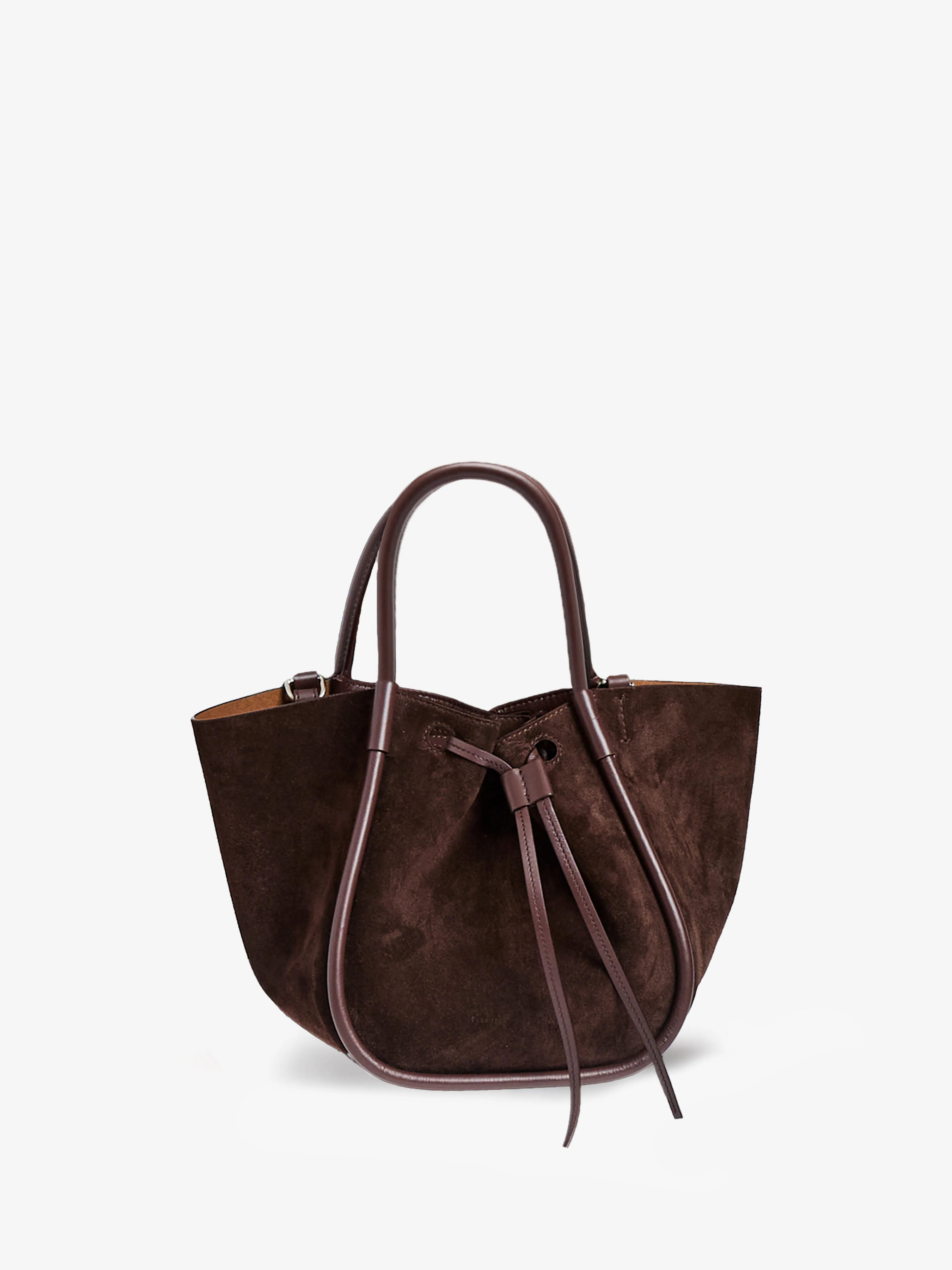 Small Ruched Tote in Soft Suede sold by Proenza Schouler