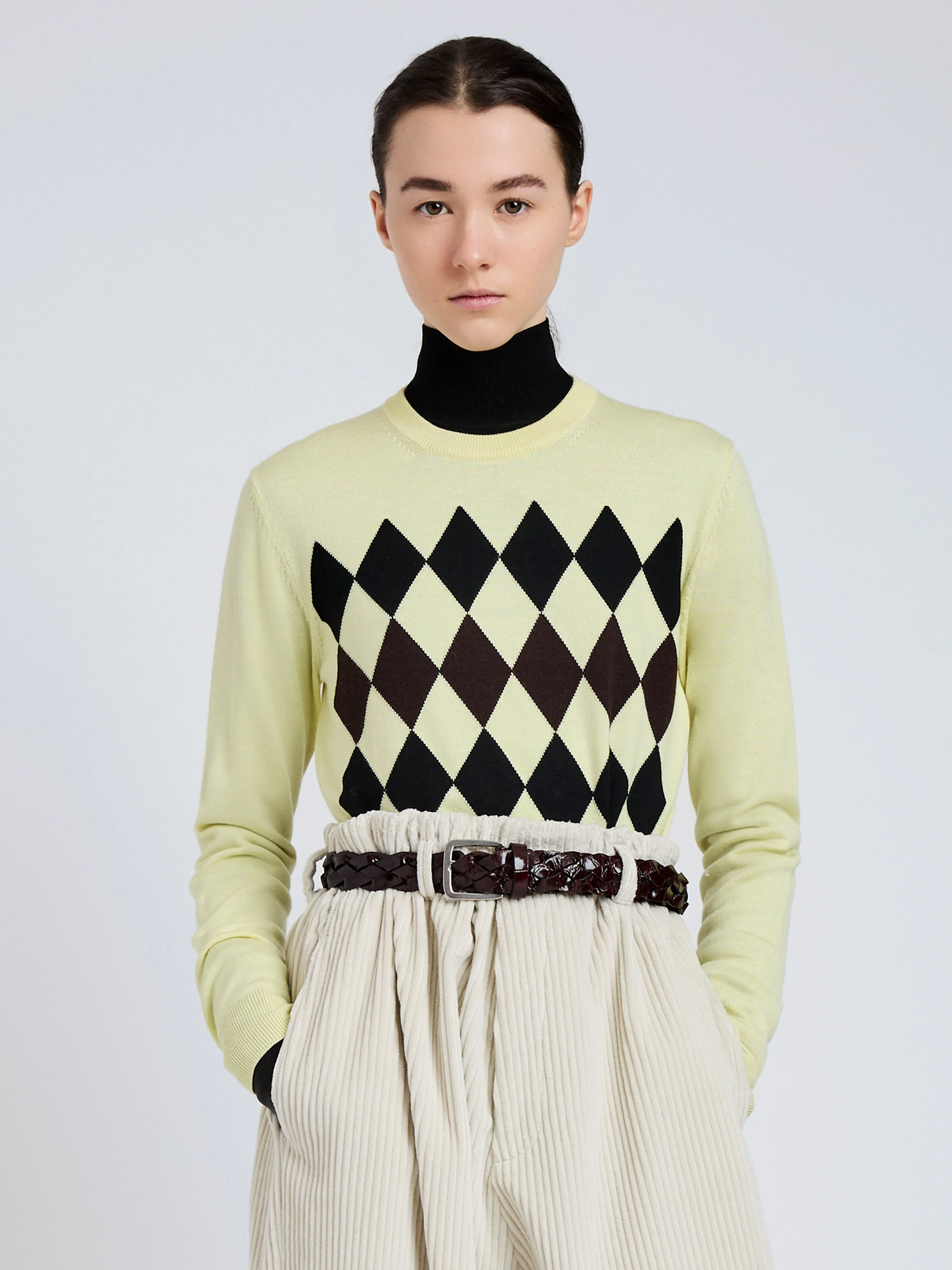 Vivian Top in Argyle Knit sold by Proenza Schouler product image thumbnail 2