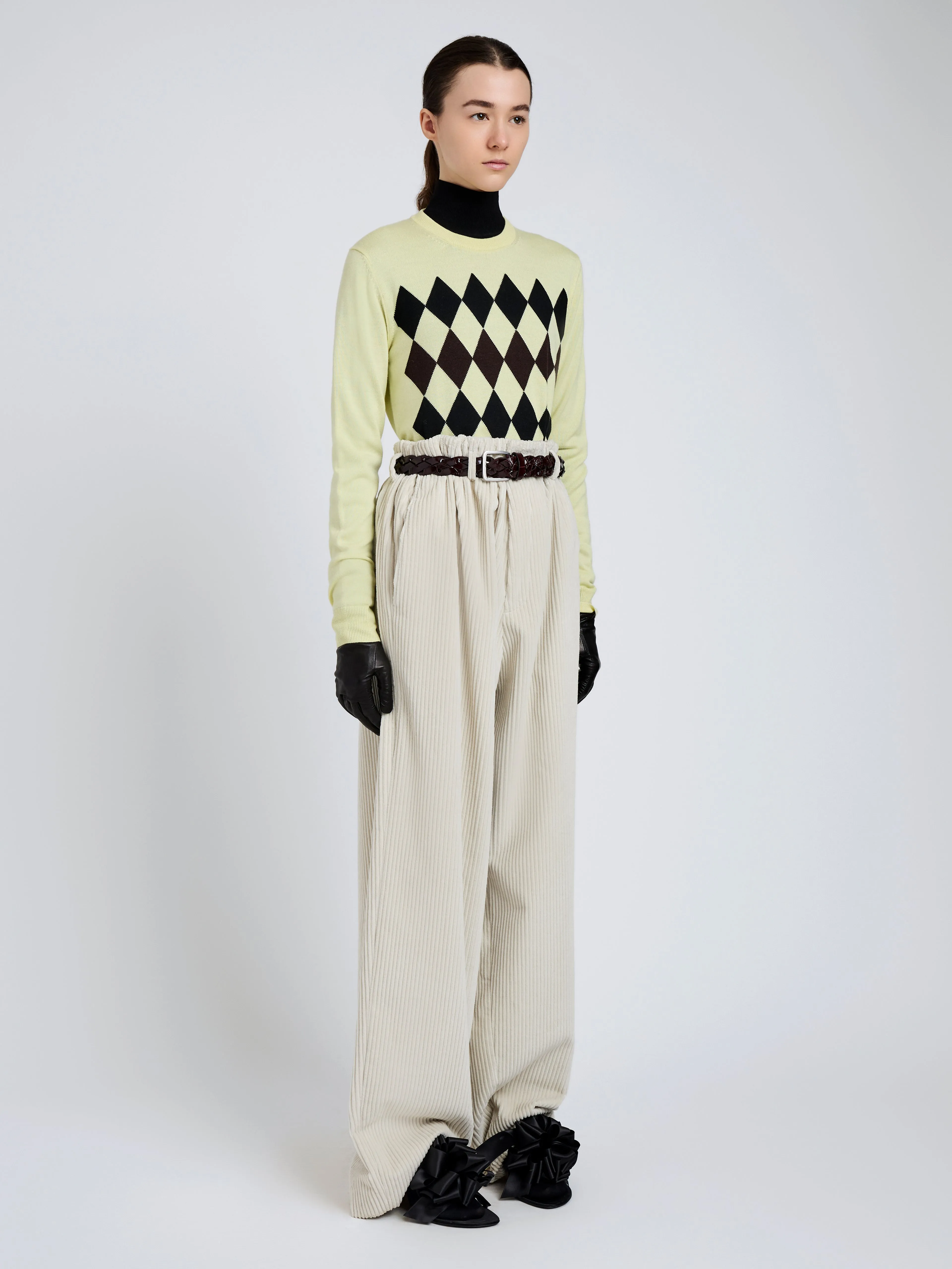 Vivian Top in Argyle Knit sold by Proenza Schouler product image thumbnail 4