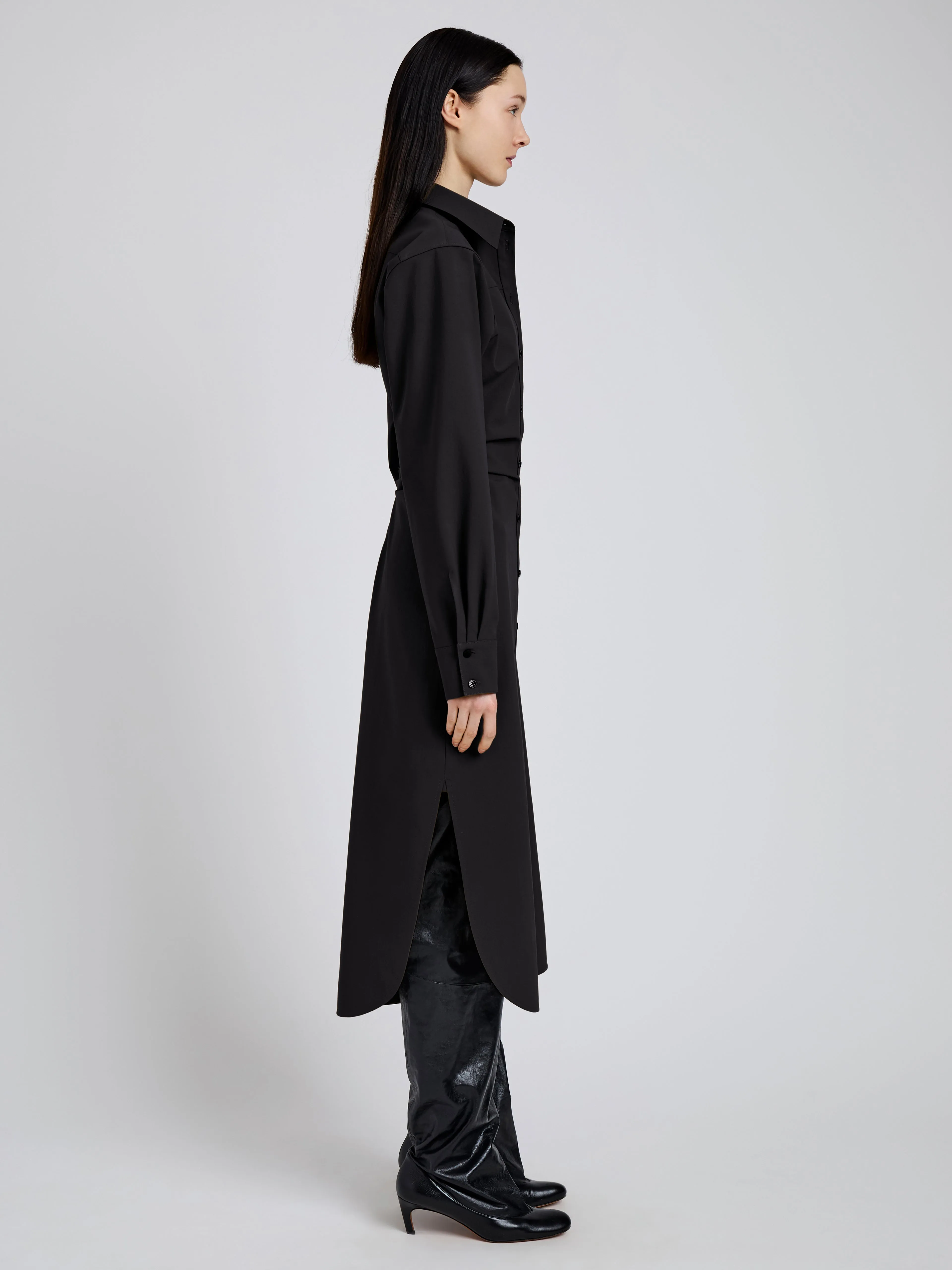 Flora Dress in Bi Stretch Cotton Nylon sold by Proenza Schouler product image thumbnail 3