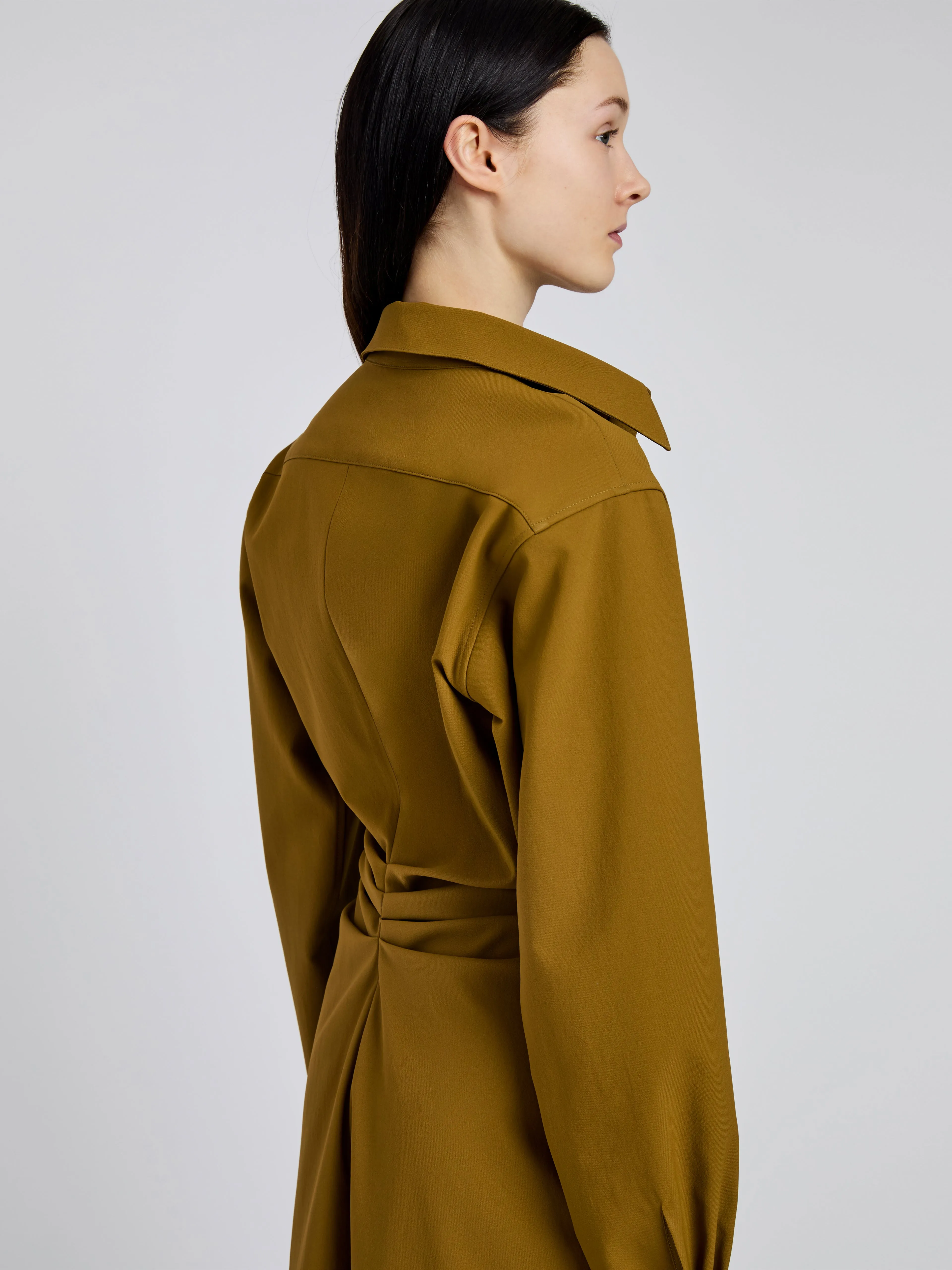 Flora Dress in Bi Stretch Cotton Nylon sold by Proenza Schouler product image thumbnail 5