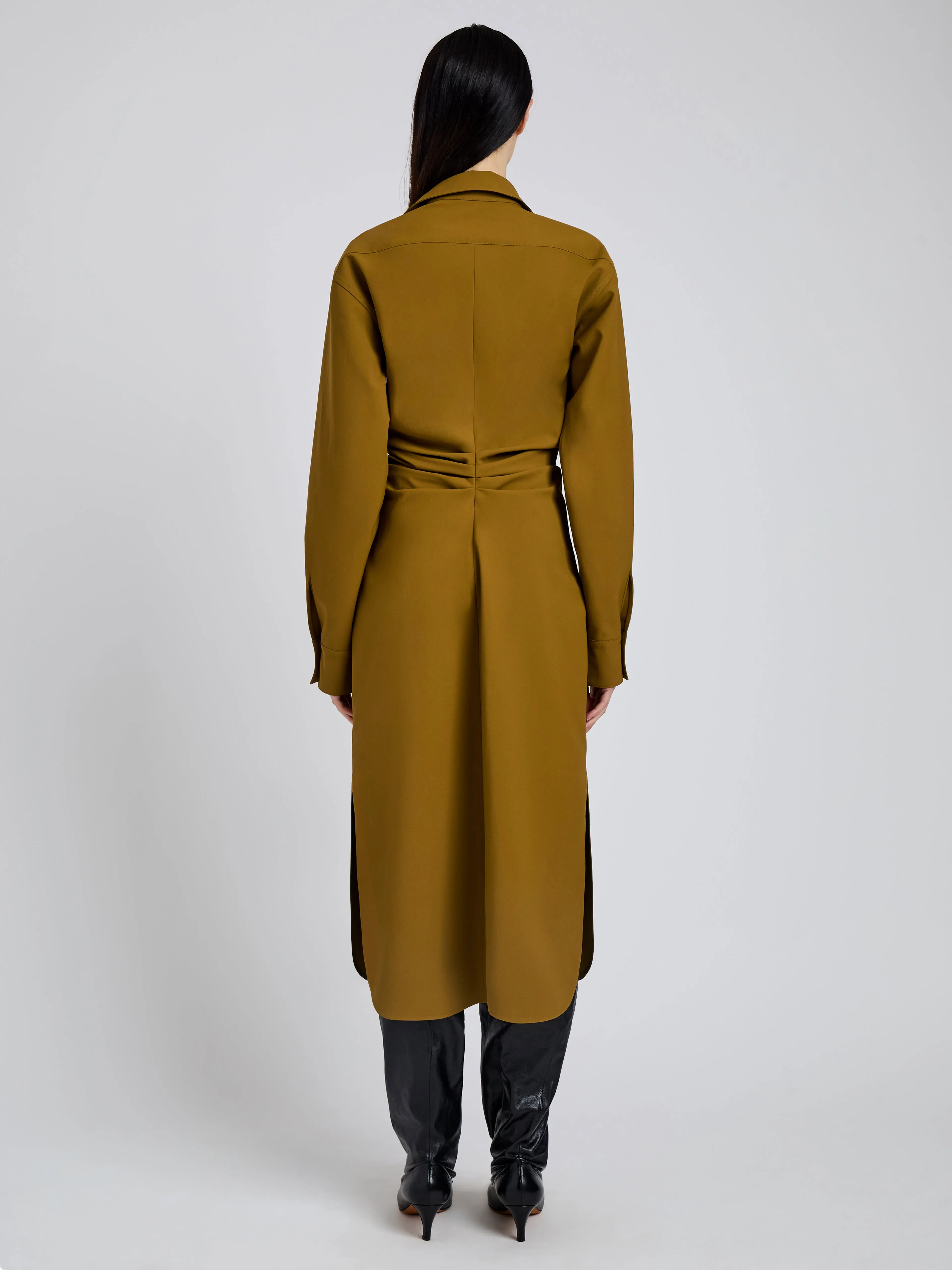 Flora Dress in Bi Stretch Cotton Nylon sold by Proenza Schouler product image thumbnail 4