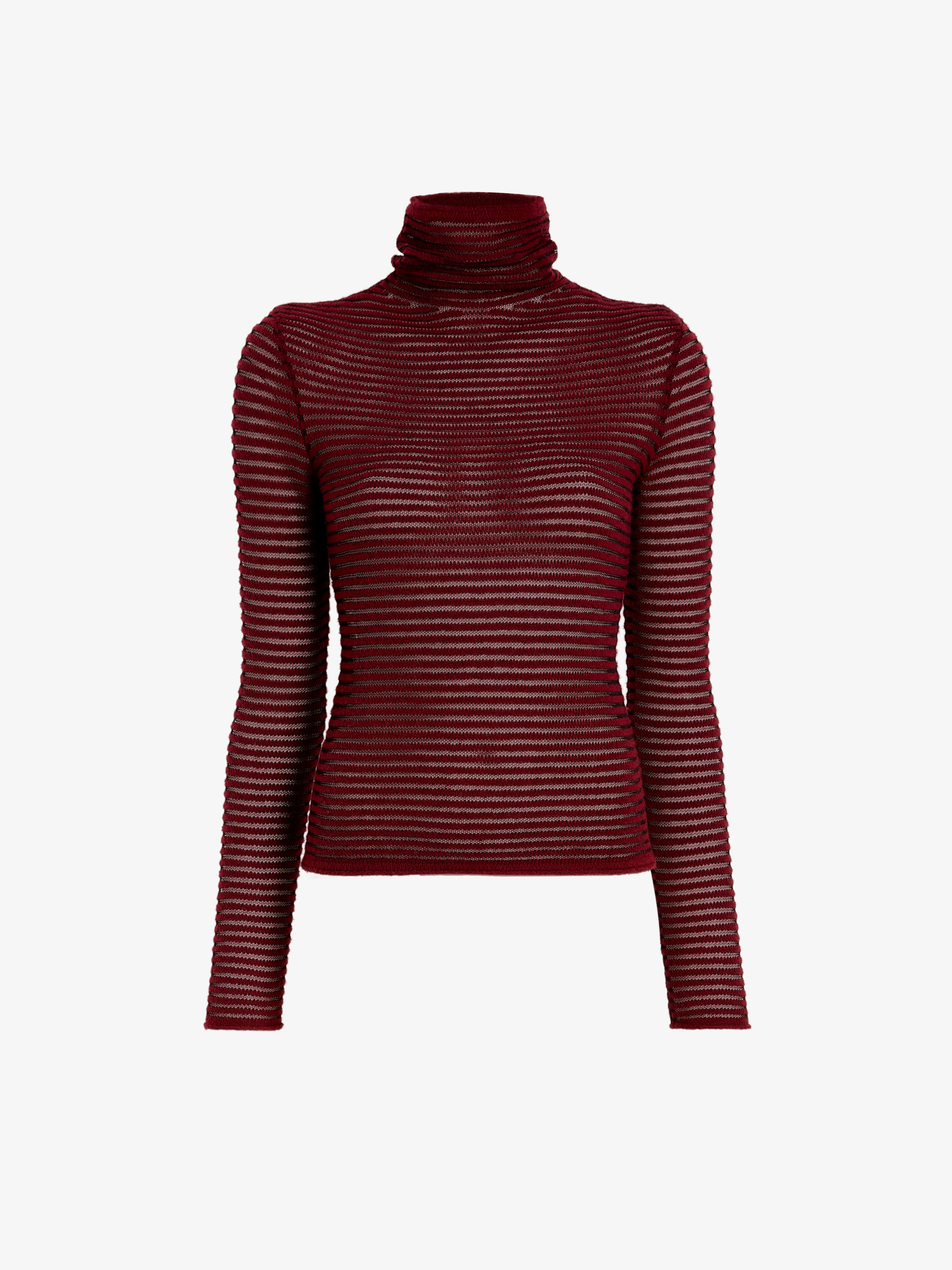 Hailey Sweater in Cashmere Silk Stripe sold by Proenza Schouler