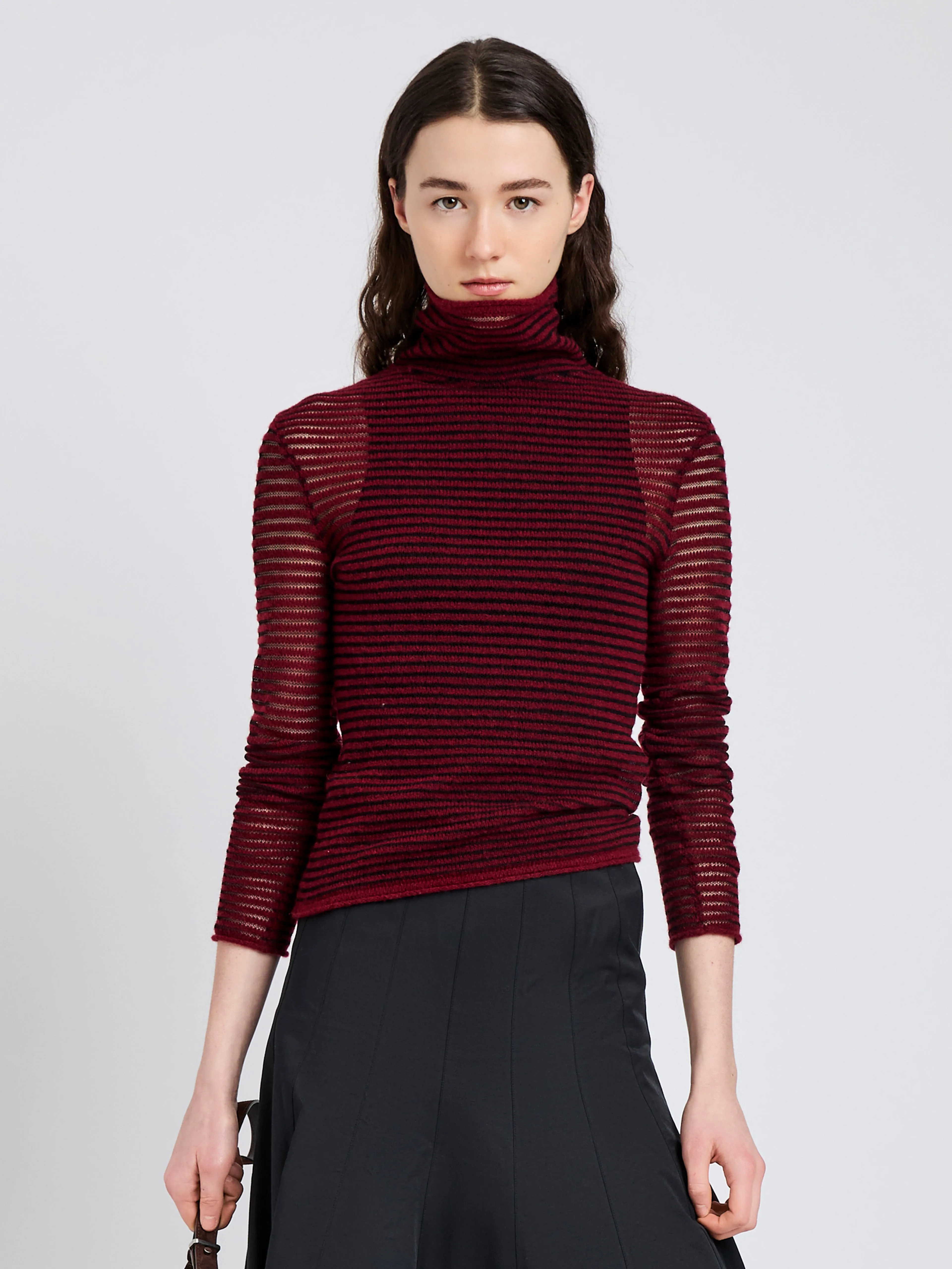 Hailey Sweater in Cashmere Silk Stripe sold by Proenza Schouler product image thumbnail 2
